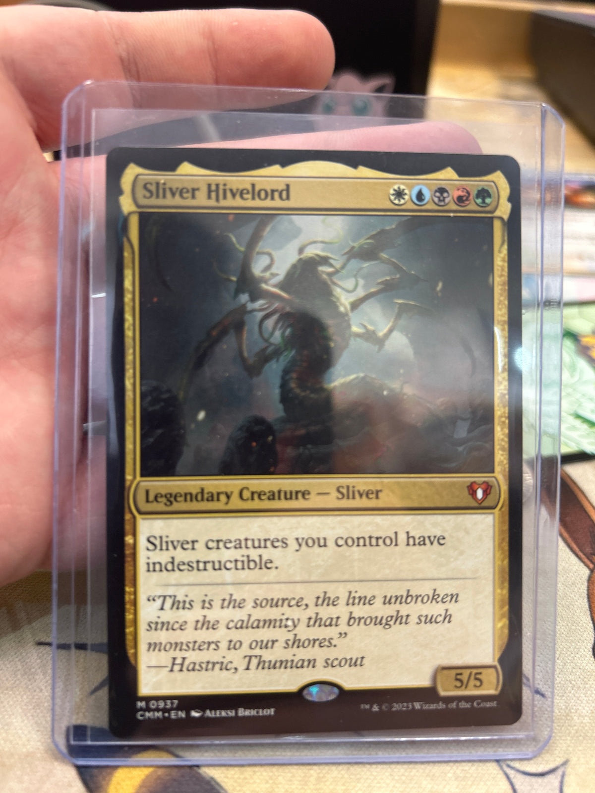Sliver Hivelord Commander Masters NM