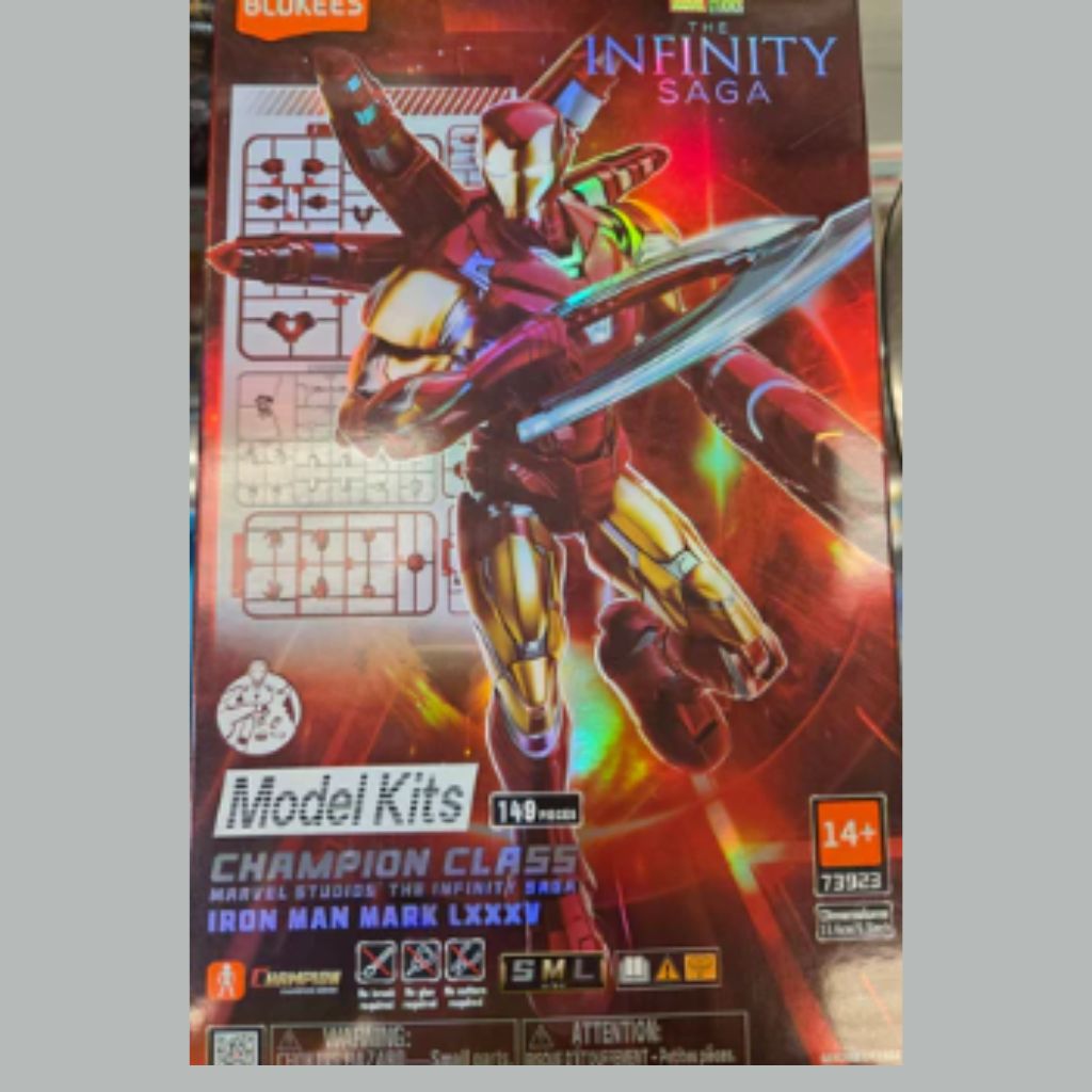 Blokees Champion Class Iron Man Mark LXXXV Model Kit 149pc