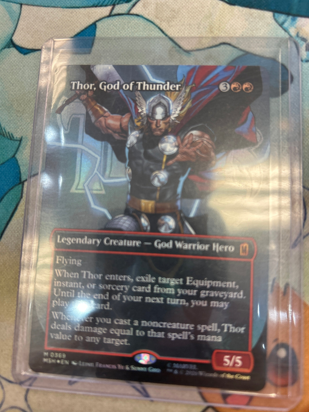 Thor, God of Thunder Marvel Super Heroes NM Foil