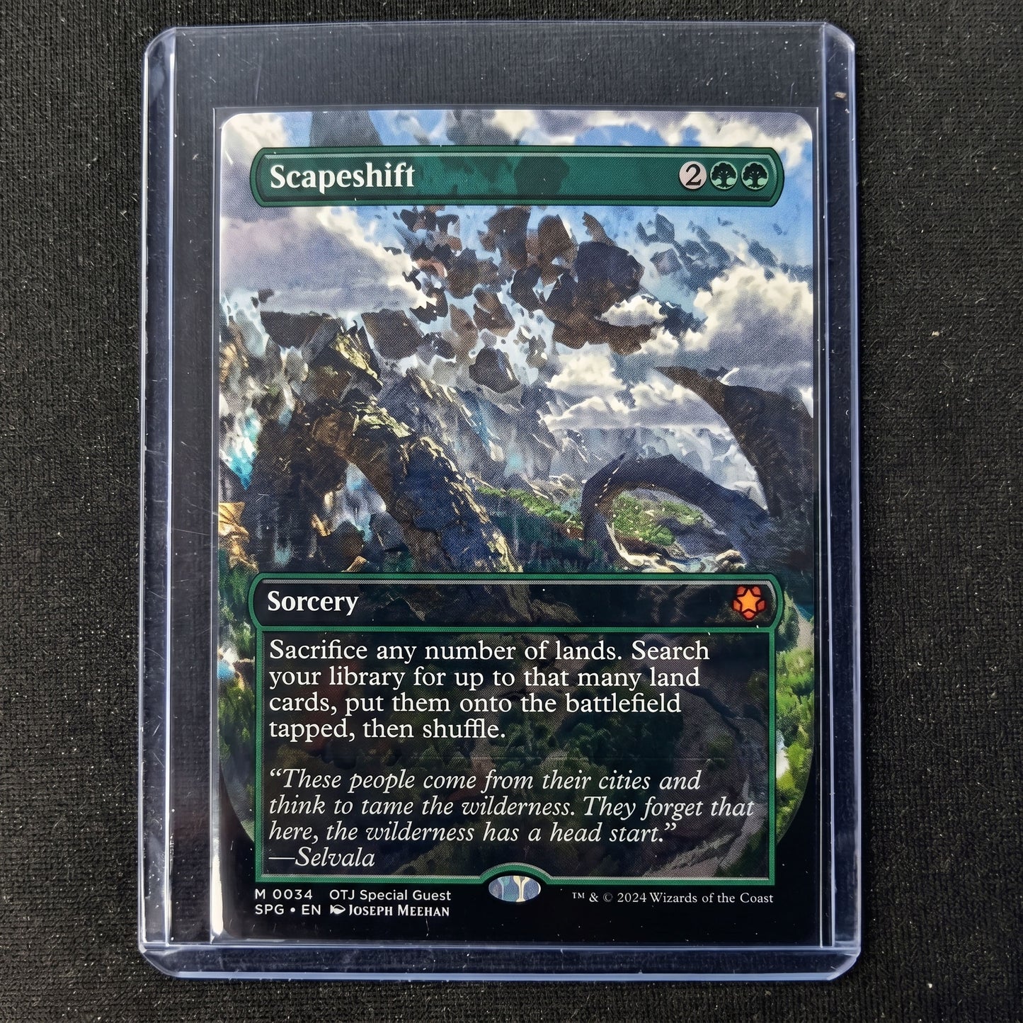 Magic: The Gathering Scapeshift | #0034 Mythic Rare Special Guests | Borderless Full-Bleed Land Extraction Sorcery Normal Near Mint (NM) at Emerald Market Alamogordo, New Mexico