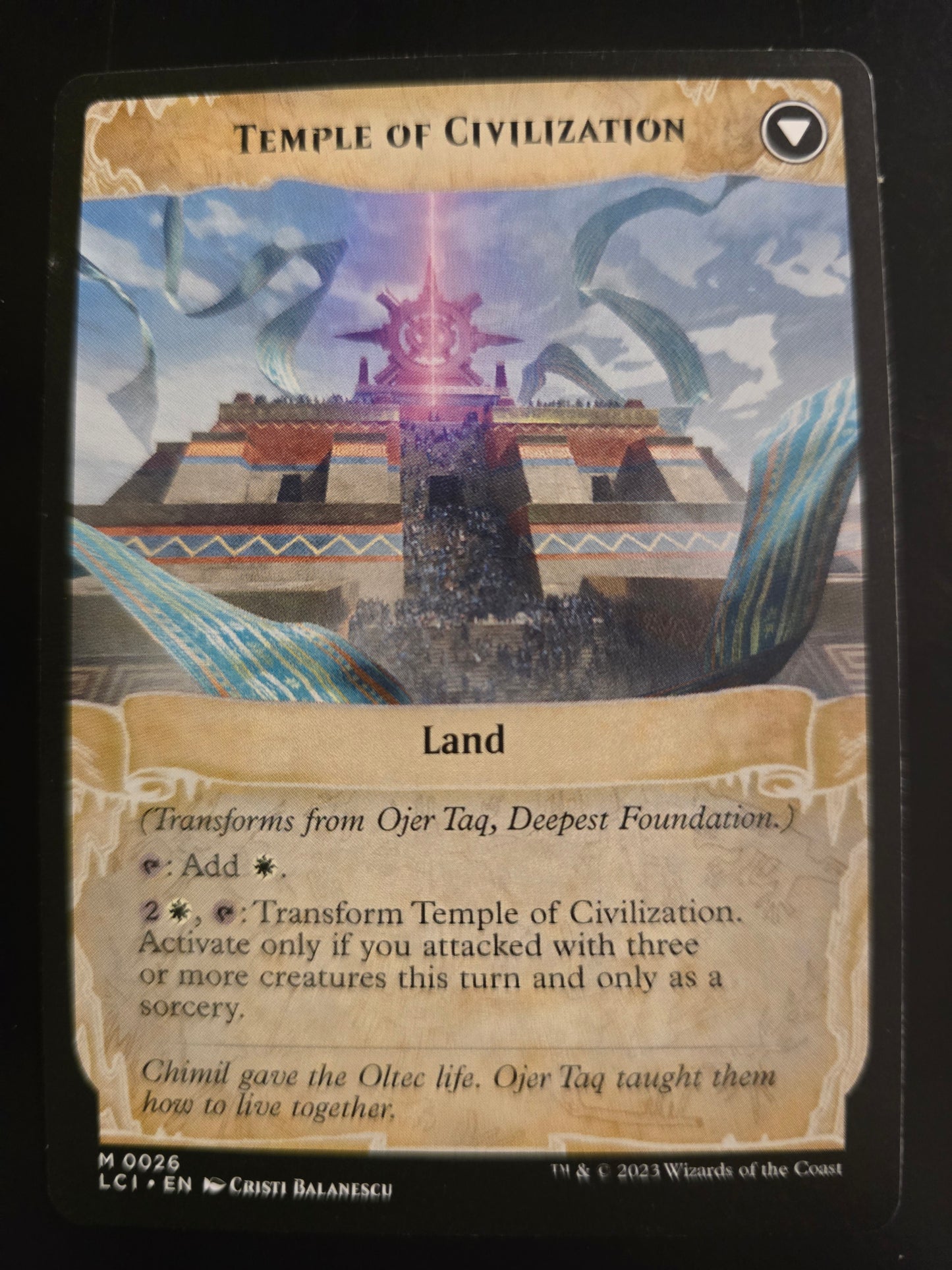 Ojer Taq, Deepest Foundation M 026 The Lost Caverns Of Ixalan Normal NM