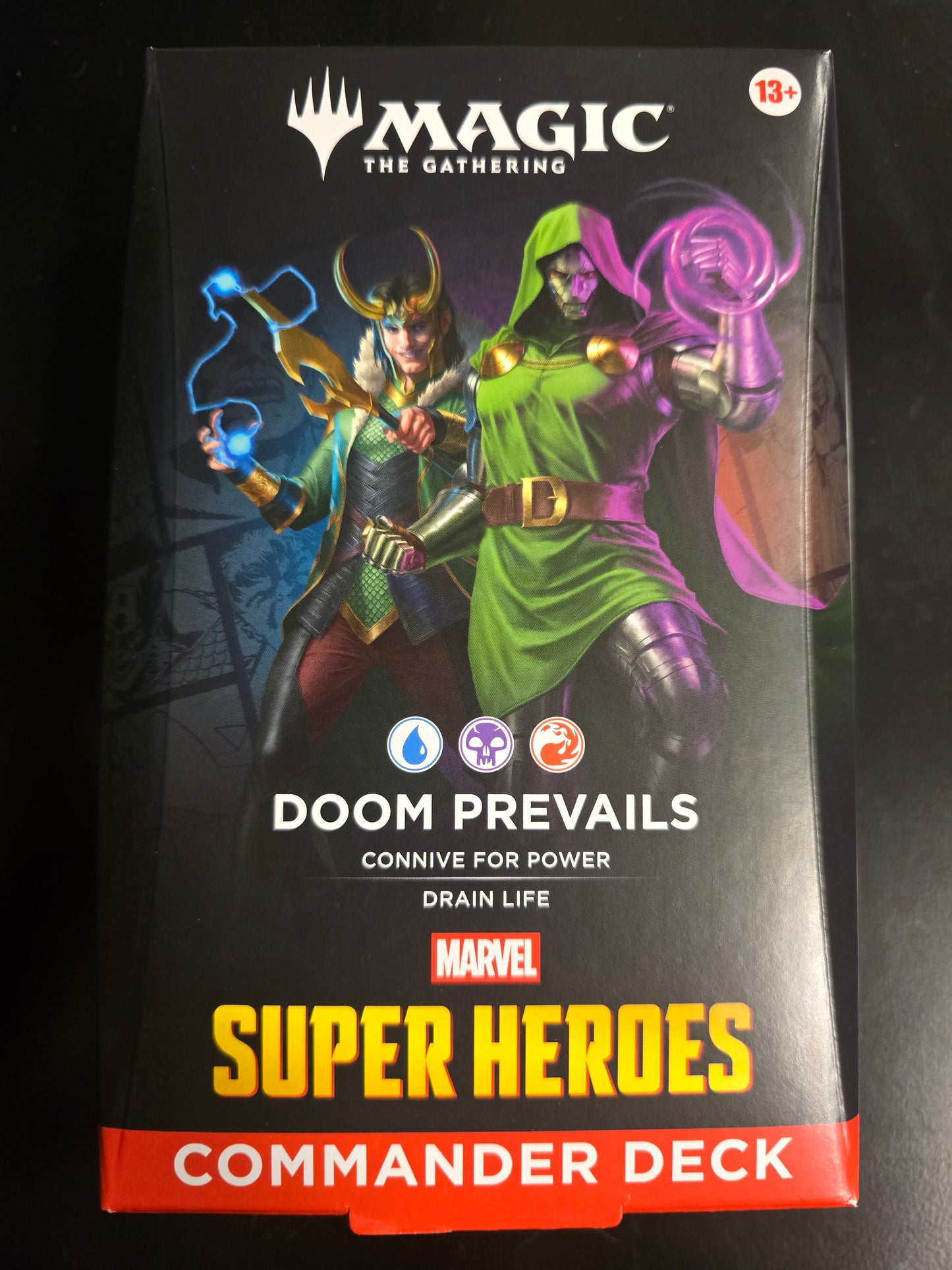 MTG Marvel Super Heroes Doom Prevails Commander Deck