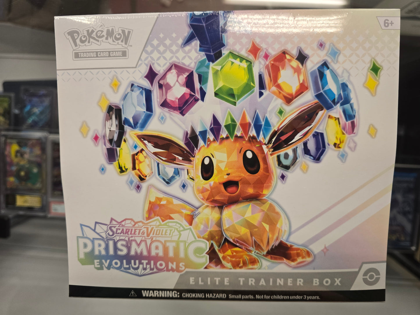 Pokemon Scarlet & Violet Prismatic Evolutions Elite Trainer Box