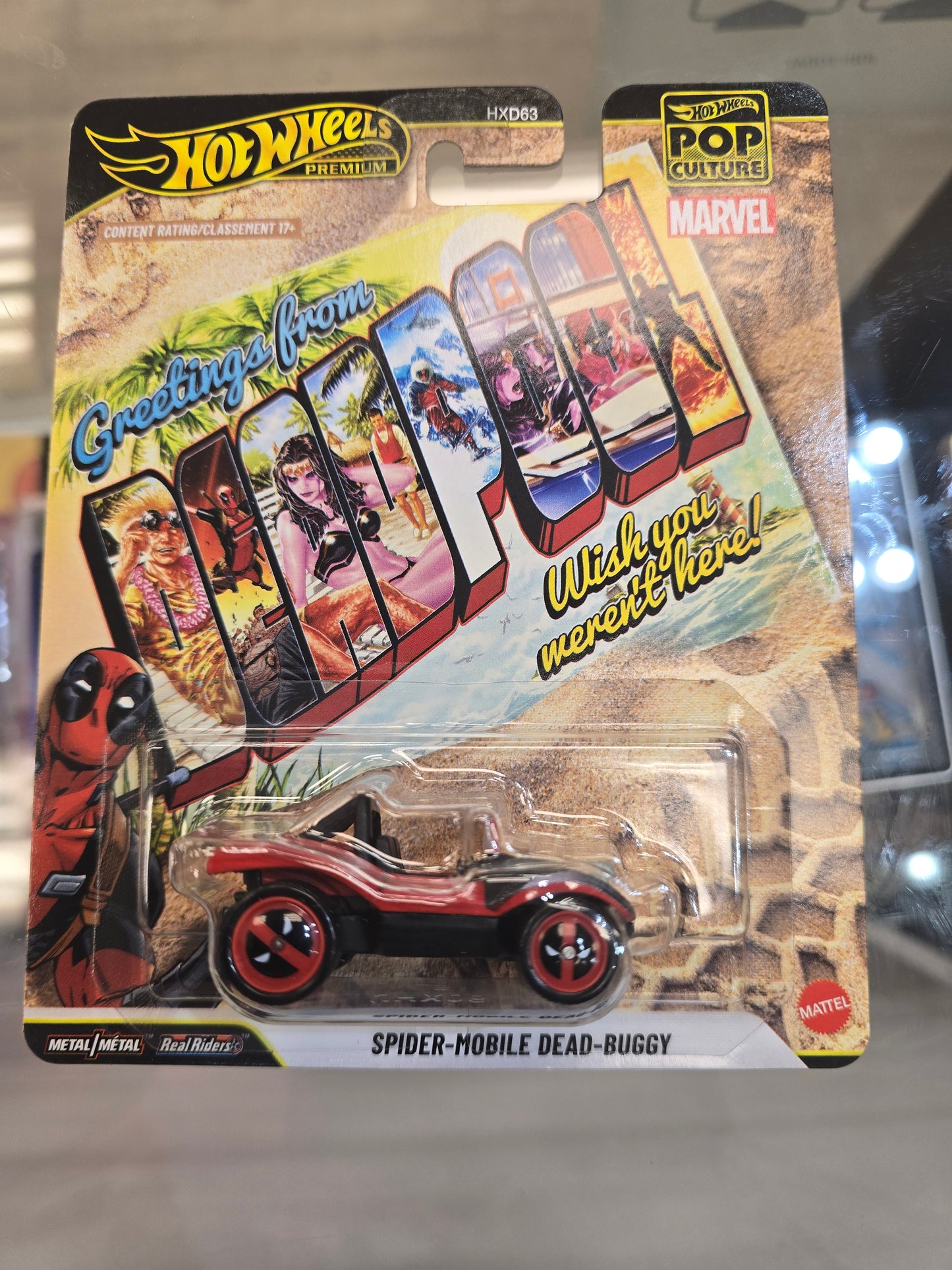 Hotwheels Pop Culture Marvel Spider-Mobile Dead-Buggy