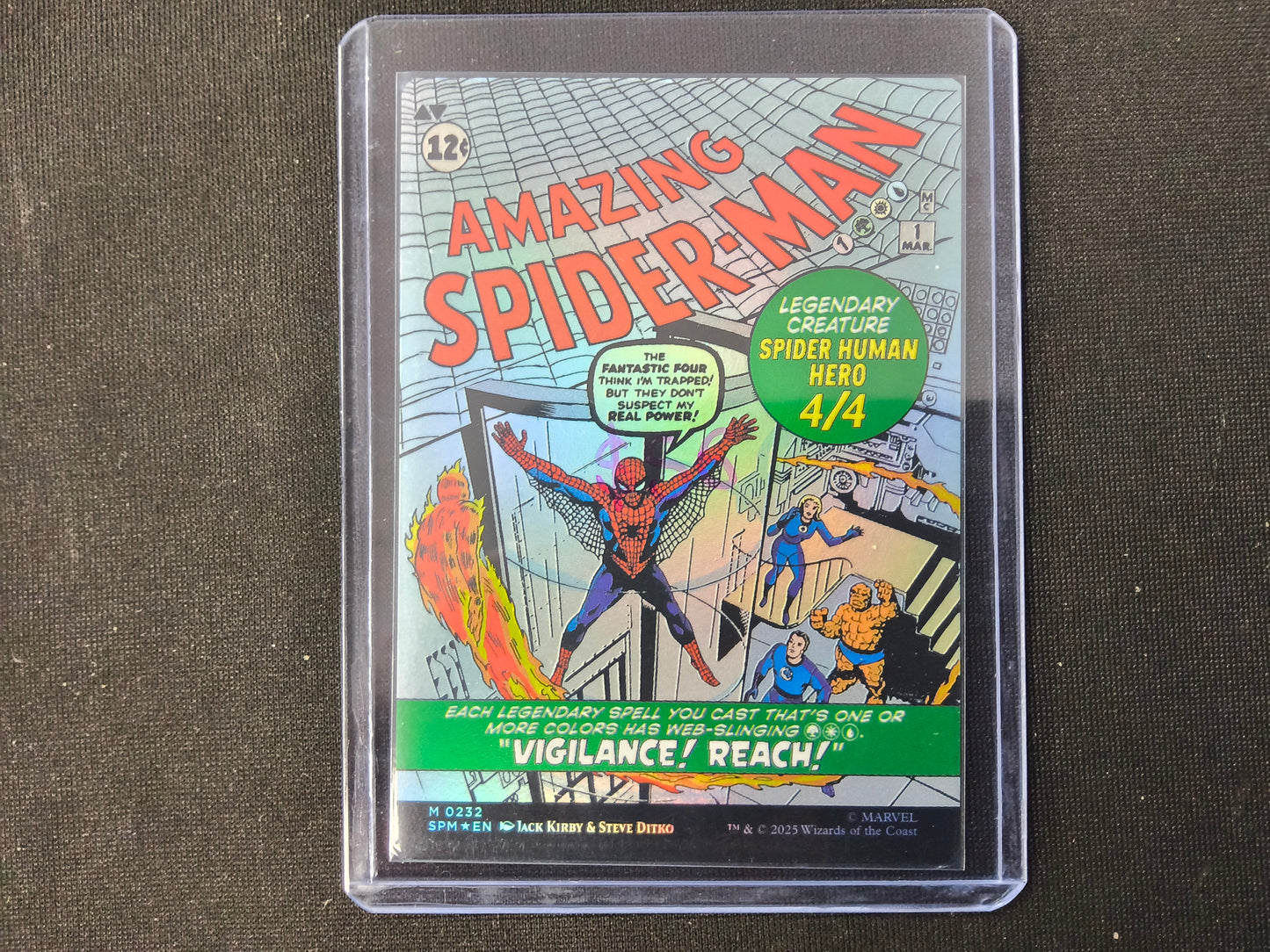 Peter Parker M 0232 Marvel's Spider-Man Foil NM