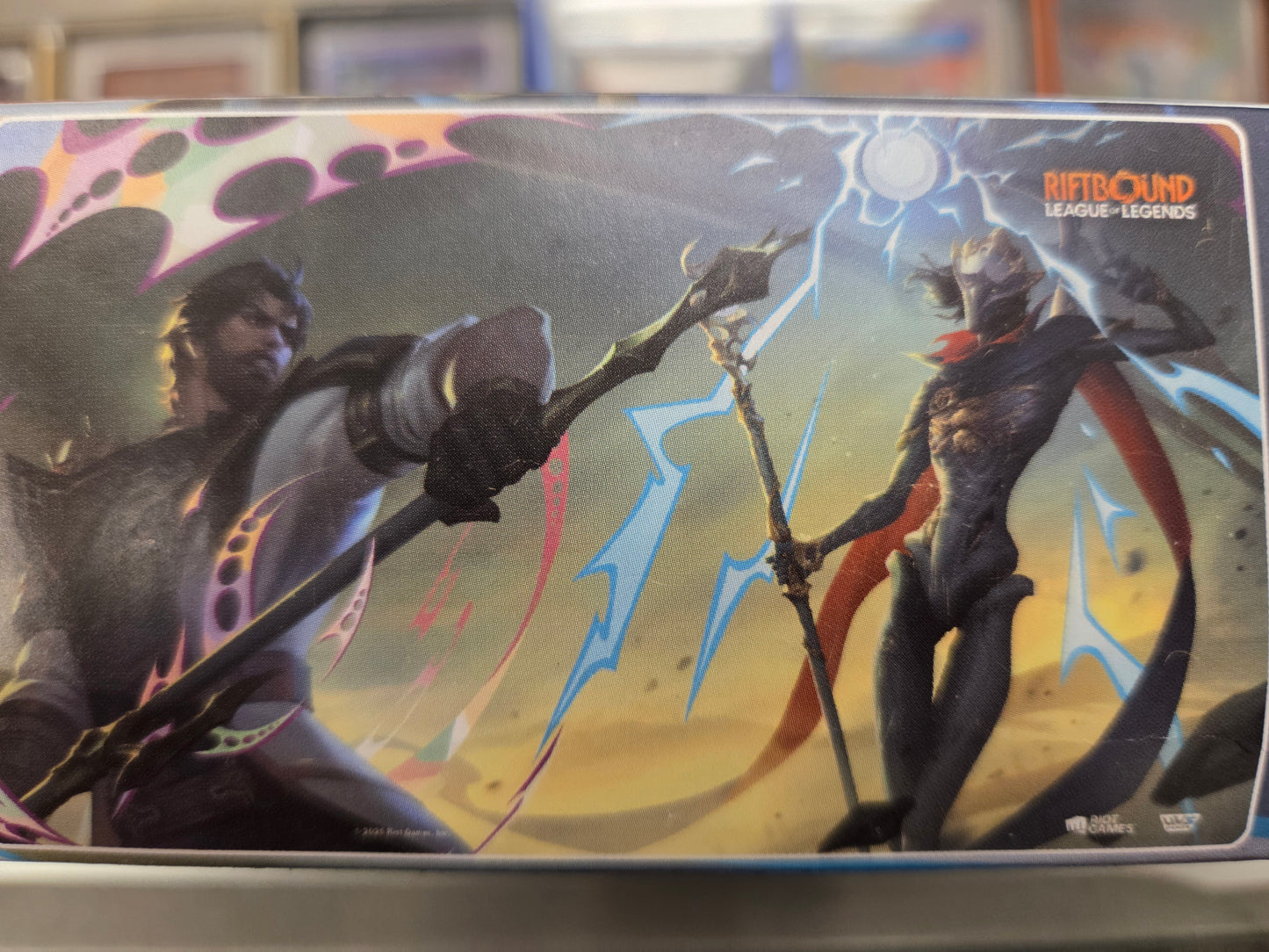 Riftbound League of Legends 24x14in Bound Edge Playmat Jayce vs Viktor
