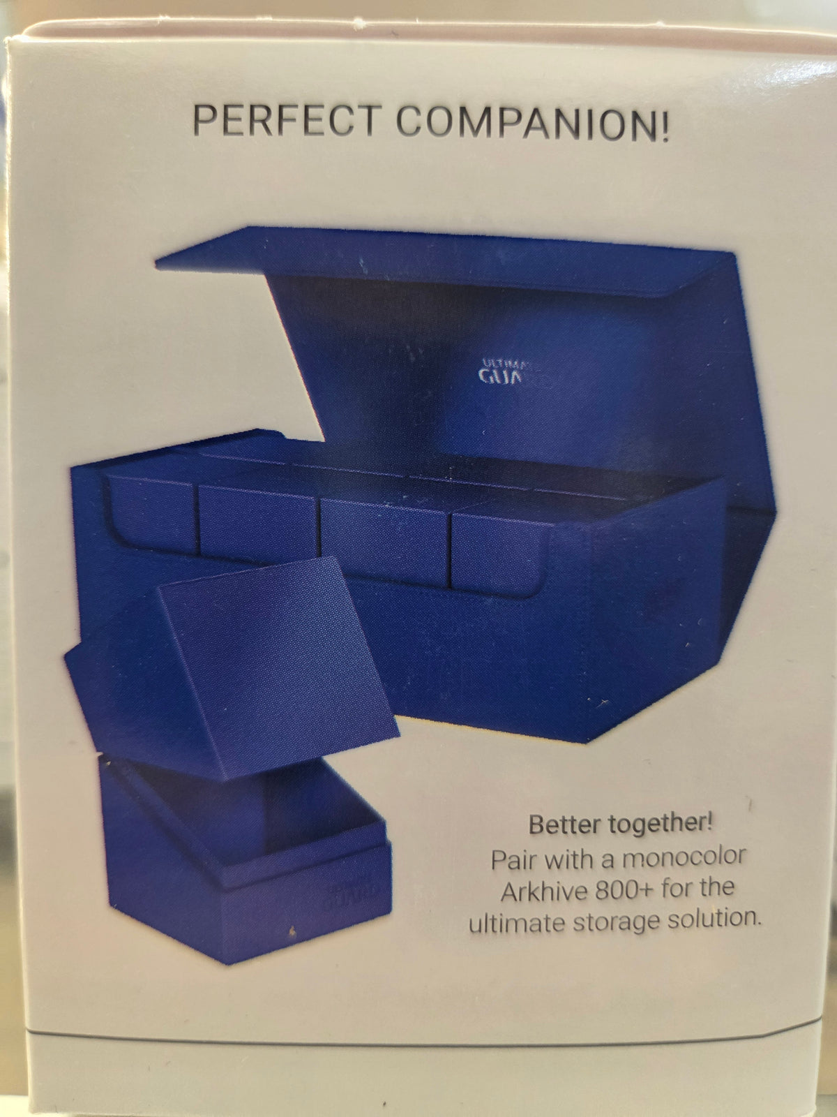 Ultimate Guard Boulder 100+ Solid Deck Box (Blue)