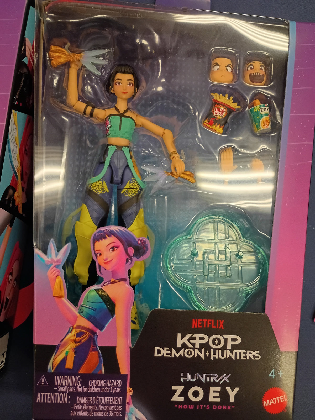Mattel K-Pop Demon Hunters Huntrix Zoey Posable action figure