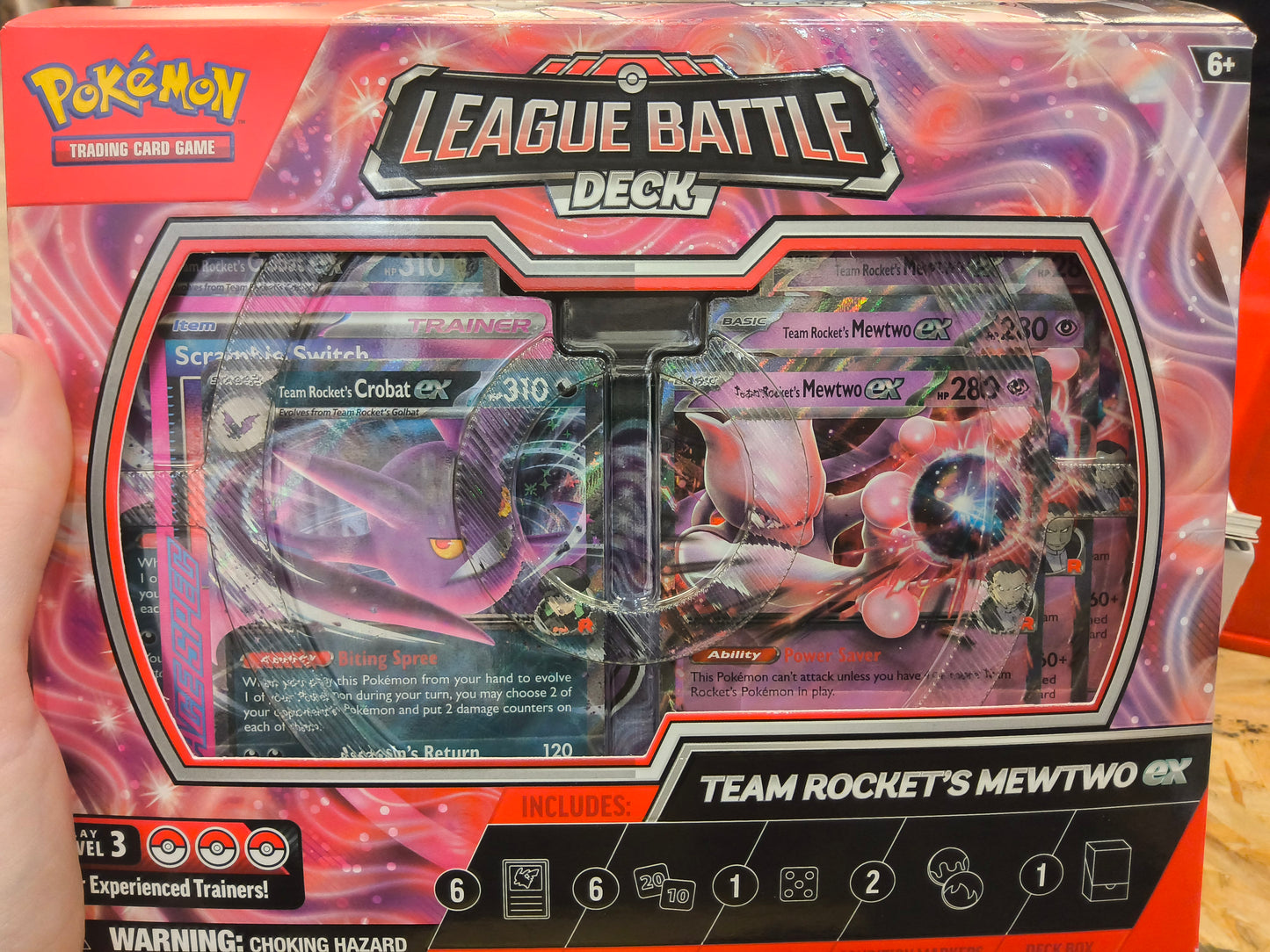 League Battle Team Rockets Mewtwo Ex