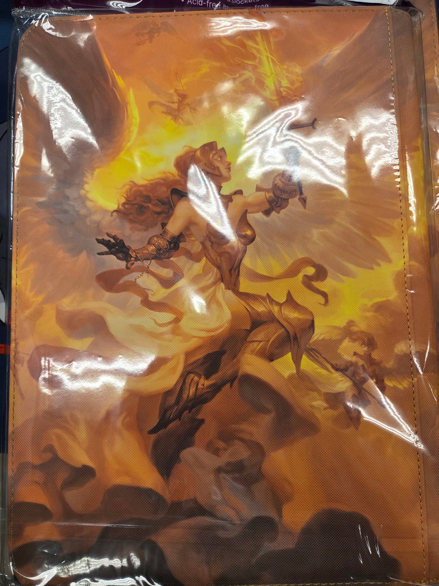 Arcane Fortress Artwork Zipper 9-pocket sideloader Binder