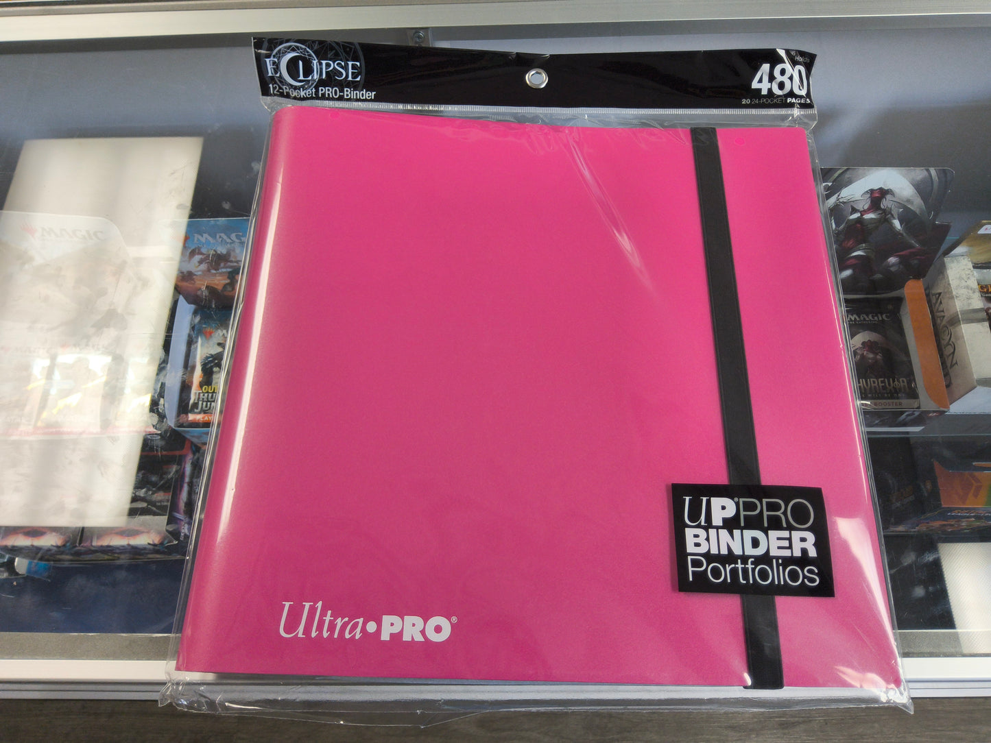 Ultra Pro Eclipse 480 12-Pocket Binder Hot Pink