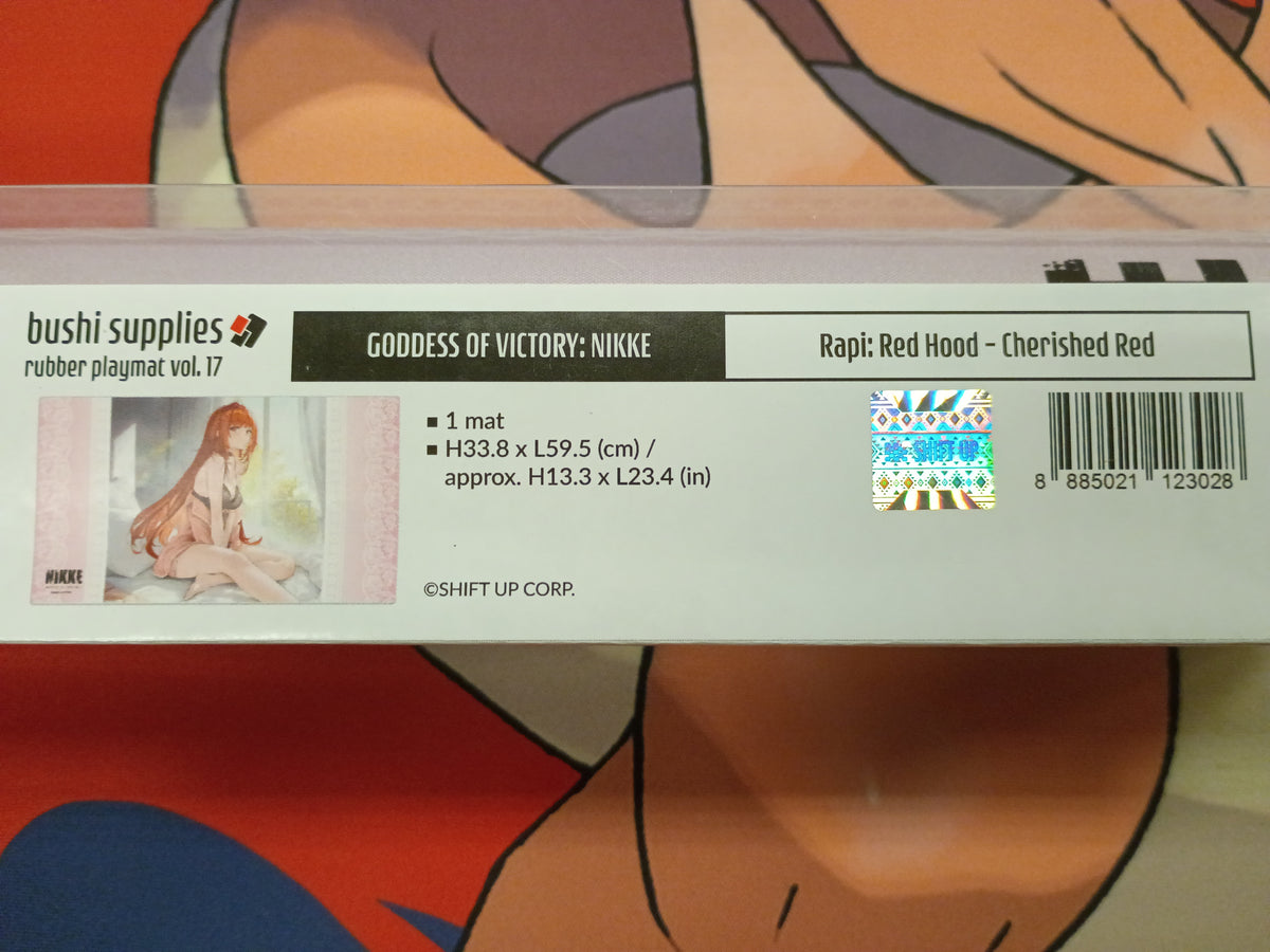 Bushi Supplies: Goddess of Victory: Nikke 'Rapi: Red Hood - Cherished Red' Playmat