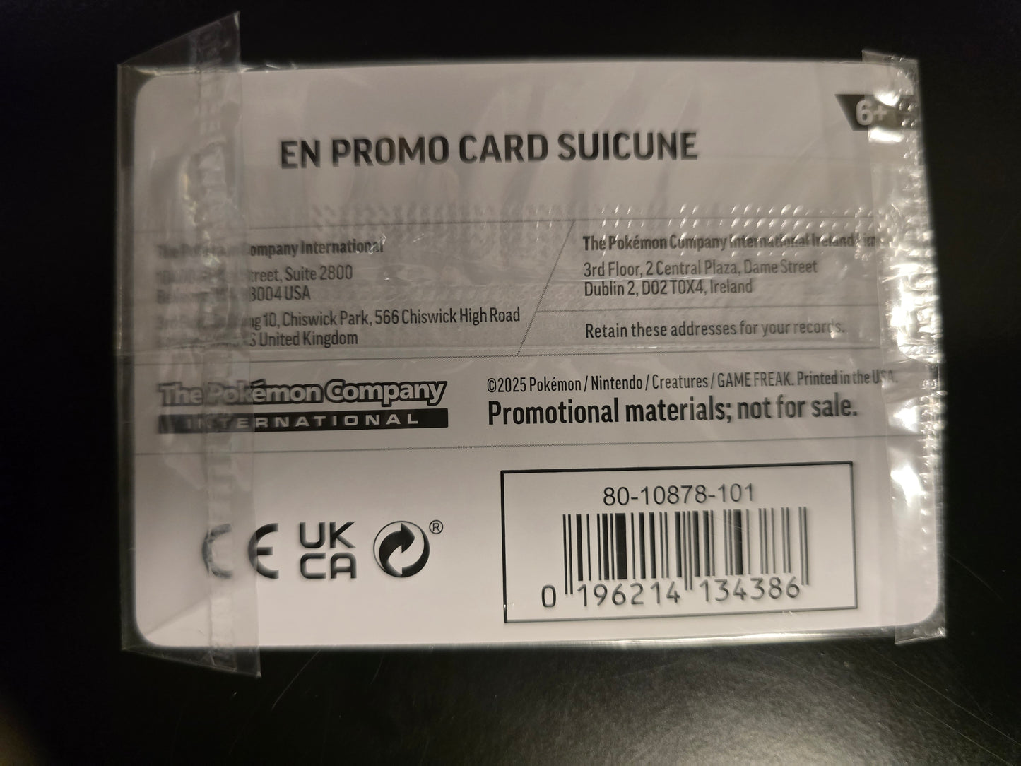 Suicine (Gamestop Exclusive) 026/094 Misc. Cards & Products Cosmos Holofoil NM
