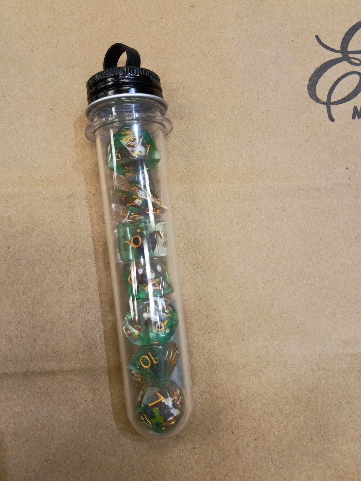Animal Kingdom - Bald Eagle Tubed Dice set