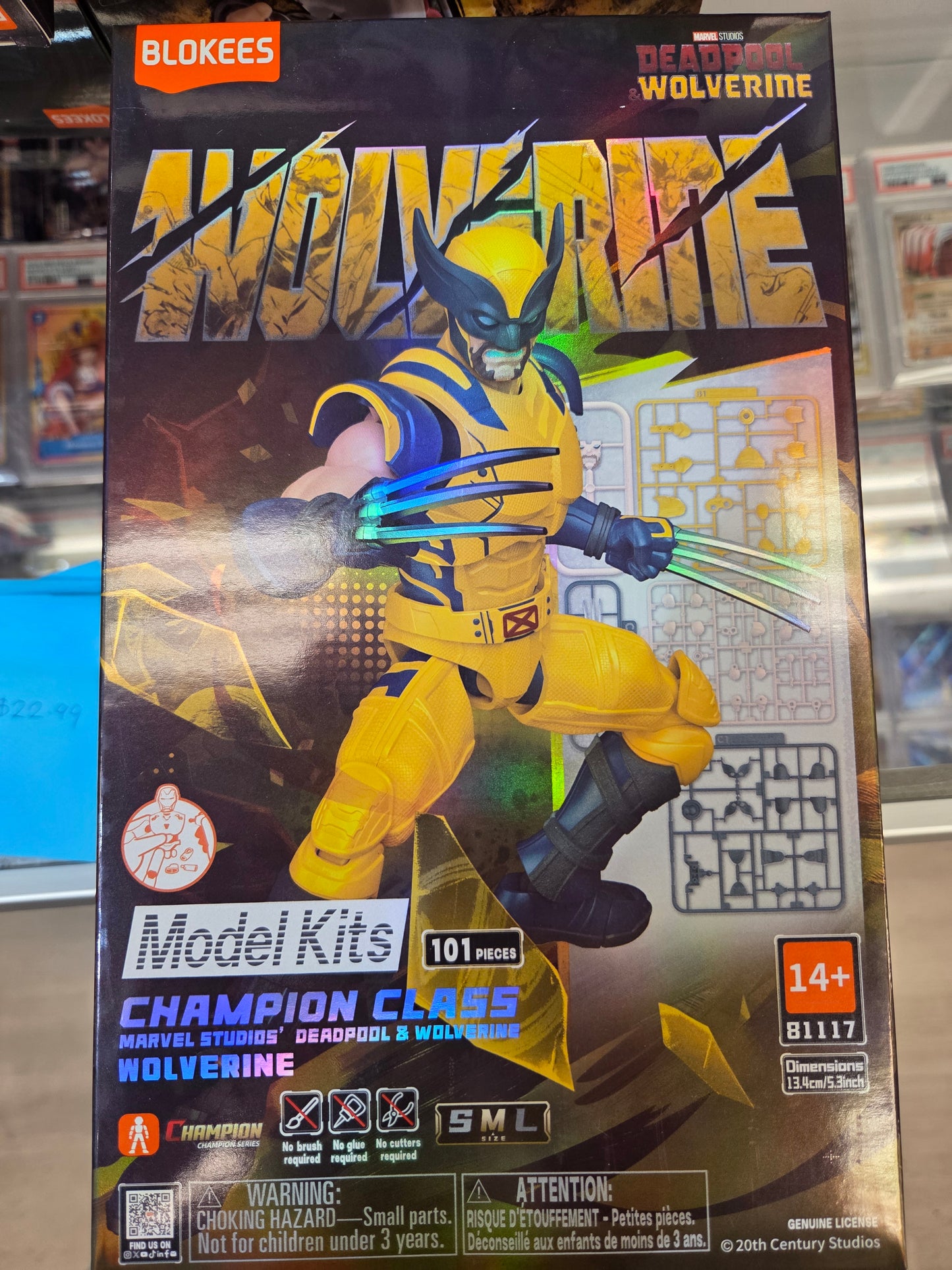 Blokees Champion Class Wolverine Model Kit 101pc