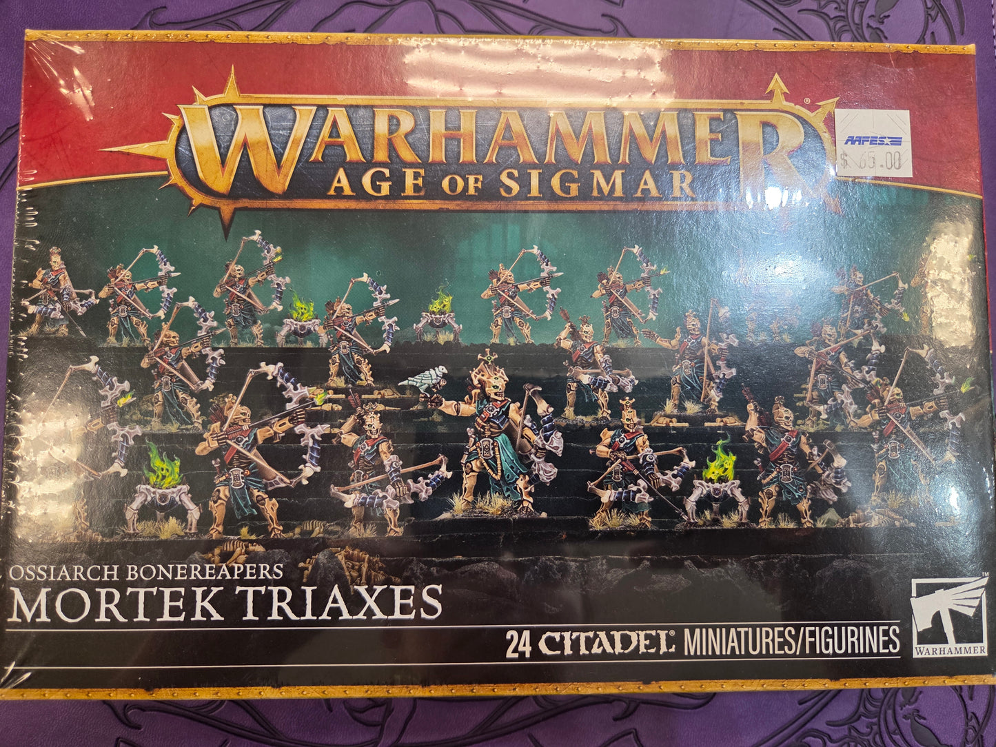 Warhammer Age of Sigmar Ossiarch Bonereapers Mortek Triaxes