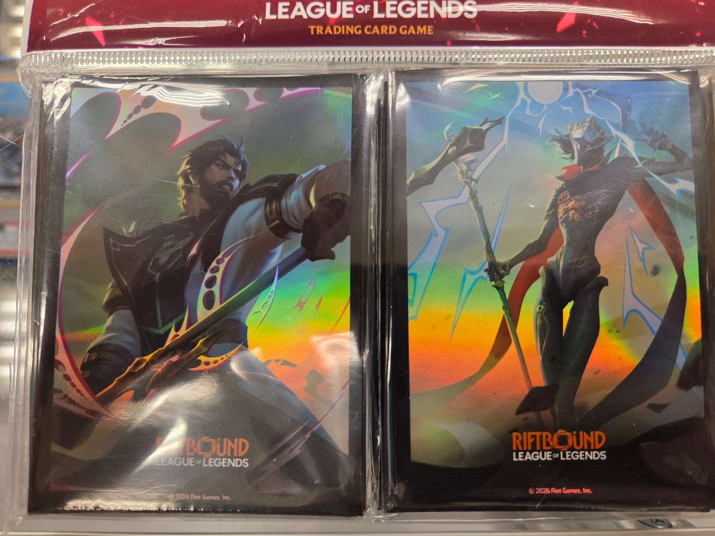 Riftbound League of Legends Jayce vs Viktor 100 pack art sleeves
