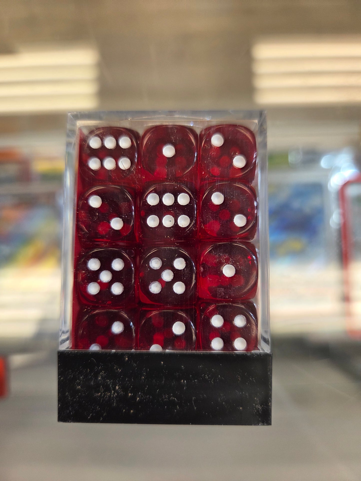 Chessex Dice Red/White set of 36 12mm D6