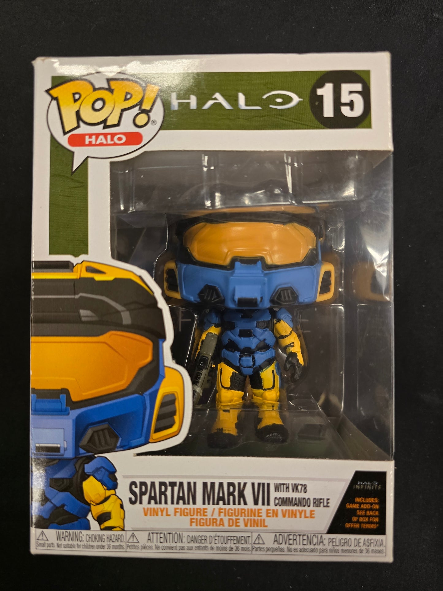 Funko-Pop! Halo Spartan Mark VII With VK78 Commando Rifle (Game Add-On) #15