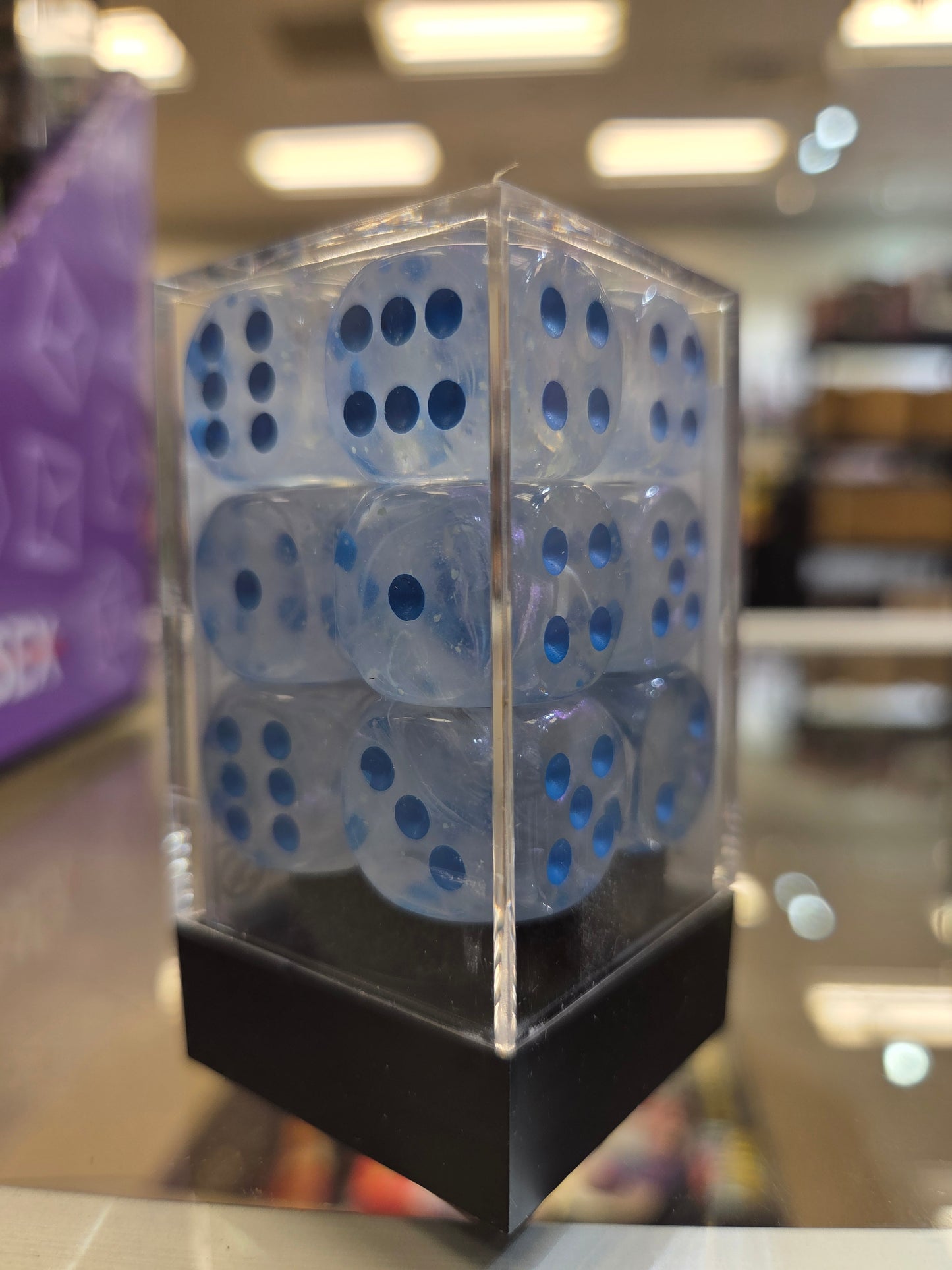 Chessex Dice Icicle/LightBlue