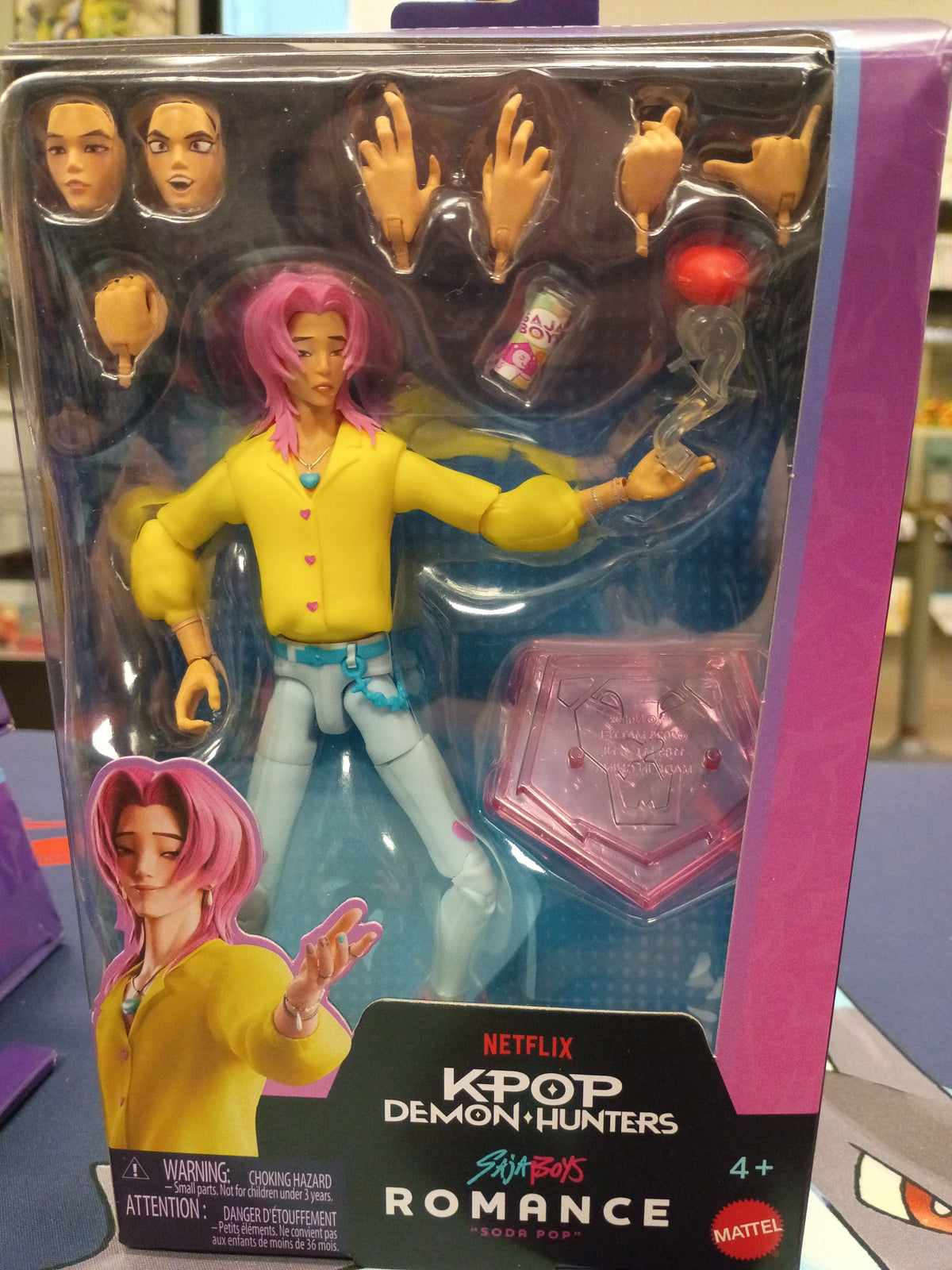 Mattel K-Pop Demon Hunters SajaBoys Romance Posable action figure