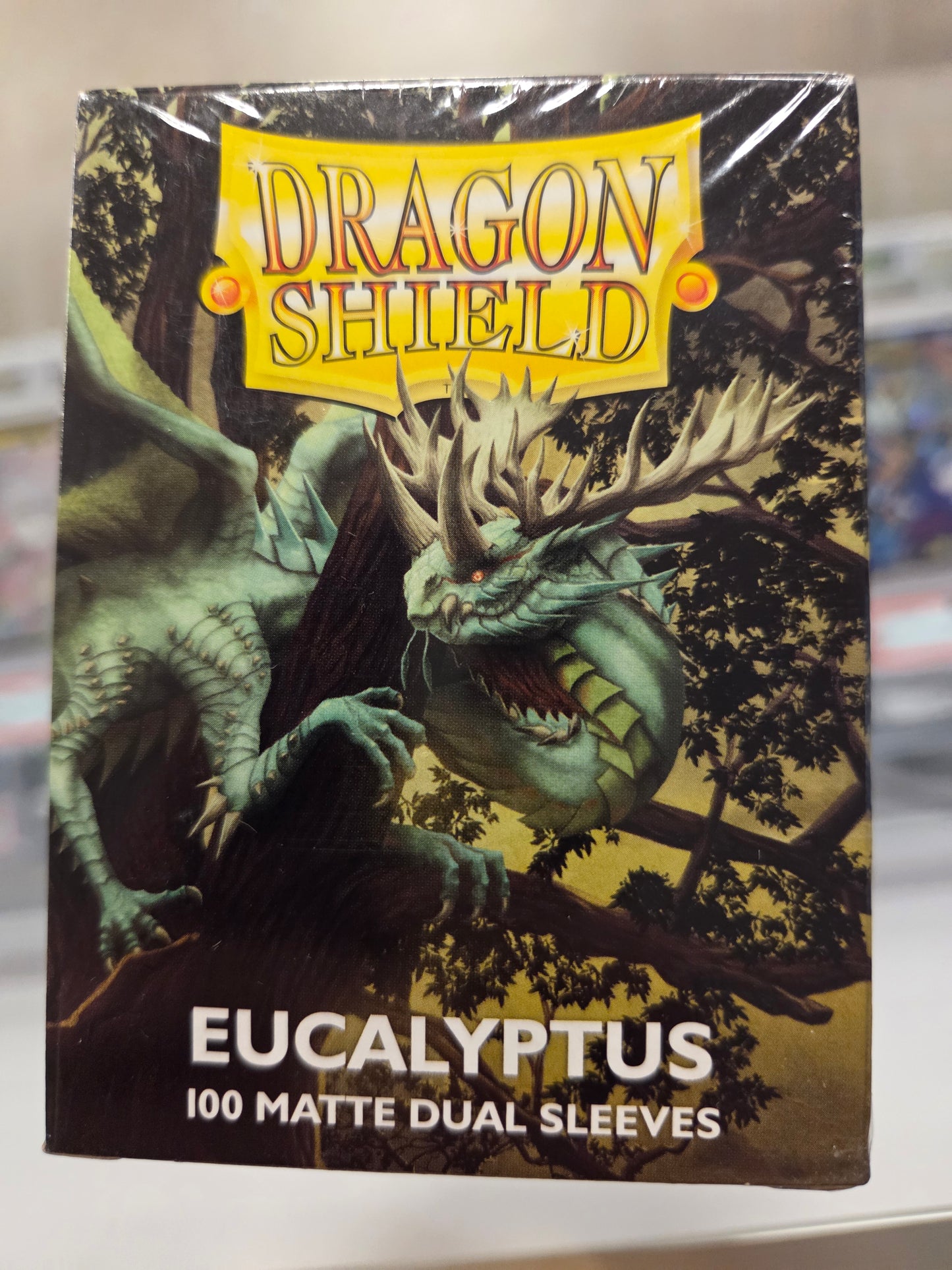 Dragon Shield 100 Card Sleeves. Color Eucalyptus