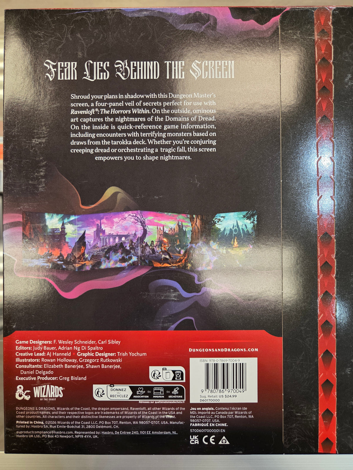 DND Ravenloft The Horrors Within Dungeon Masters Screen