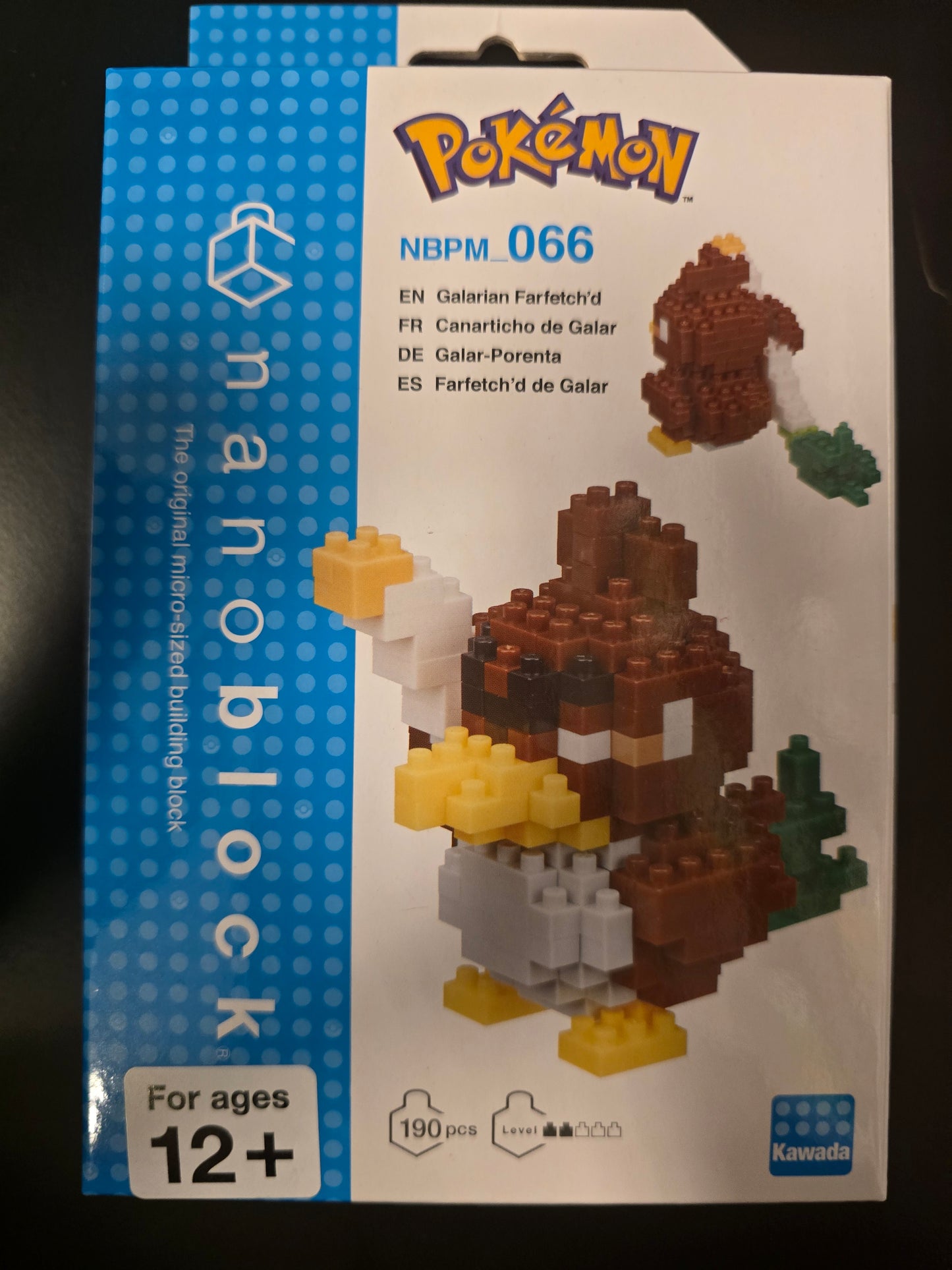 Nanoblock Pokemon Galarian Farfetch'd 190pcs