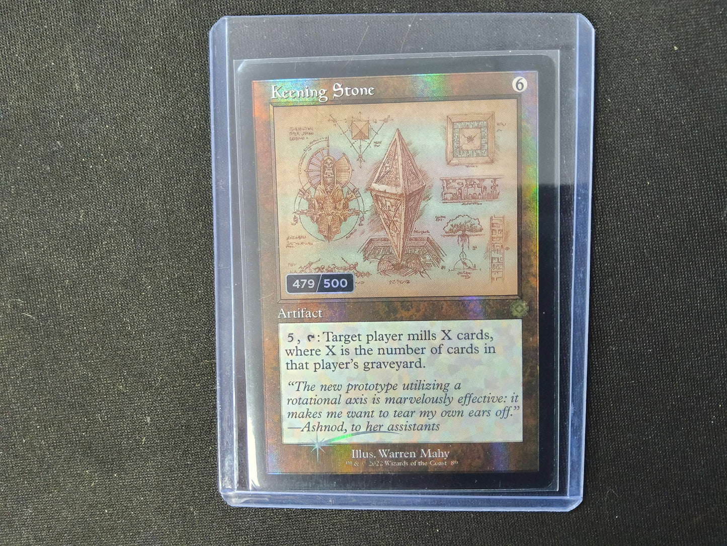 Keening Stone 479/500 The Brothers' War: Retro Flame Artifacts Schematic Serial Numbered NM at Emerald Market Alamogordo, New Mexico