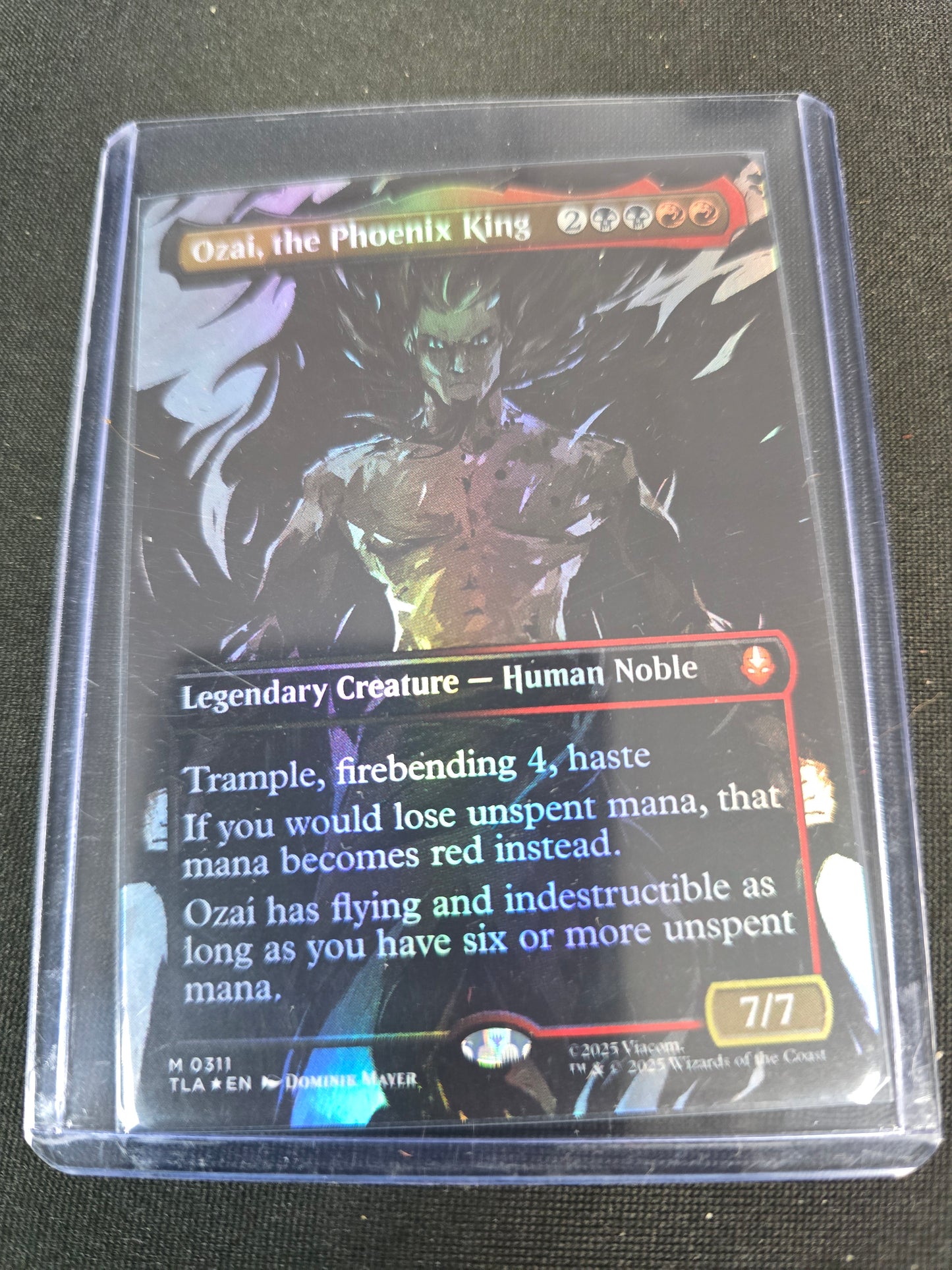 Ozai, The Phoenix King M 0311 Avatar: The Last Airbender Borderless Foil NM