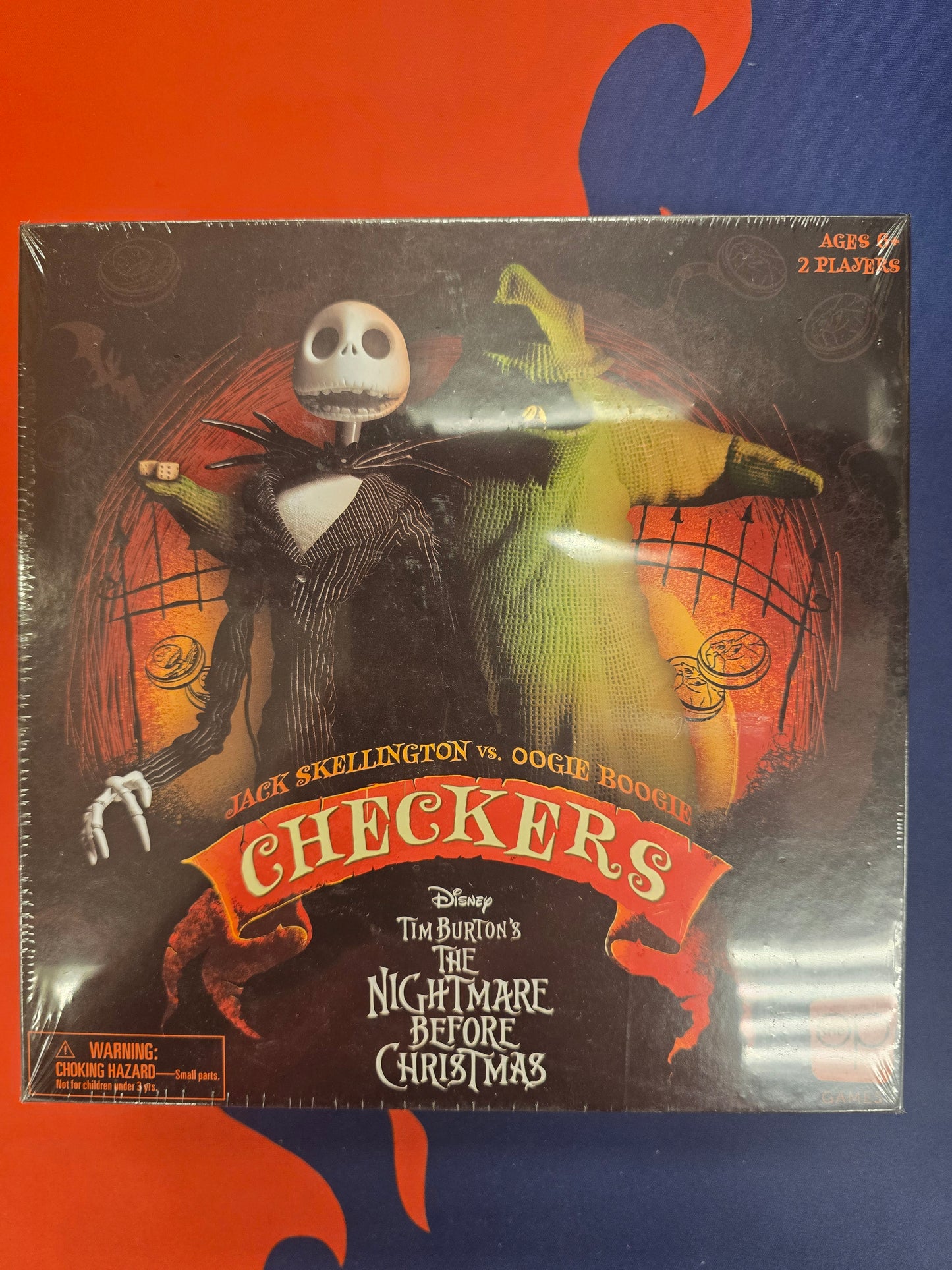 Jack Skellington Vs. Oogie Boogie Checkers Nightmare Before Christmas