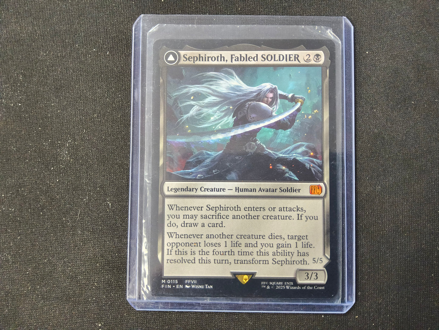 Sephiroth, Fabled Soldier M 0115 Final Fantasy Normal NM