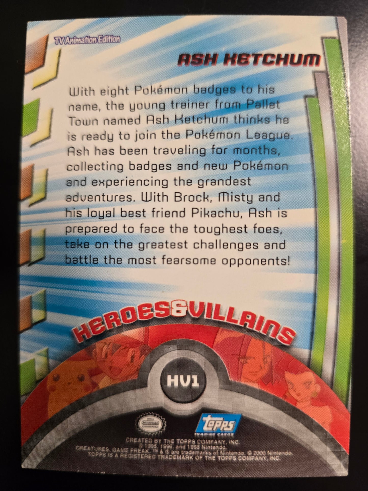 Ash Ketchum Topps Trading Cards
