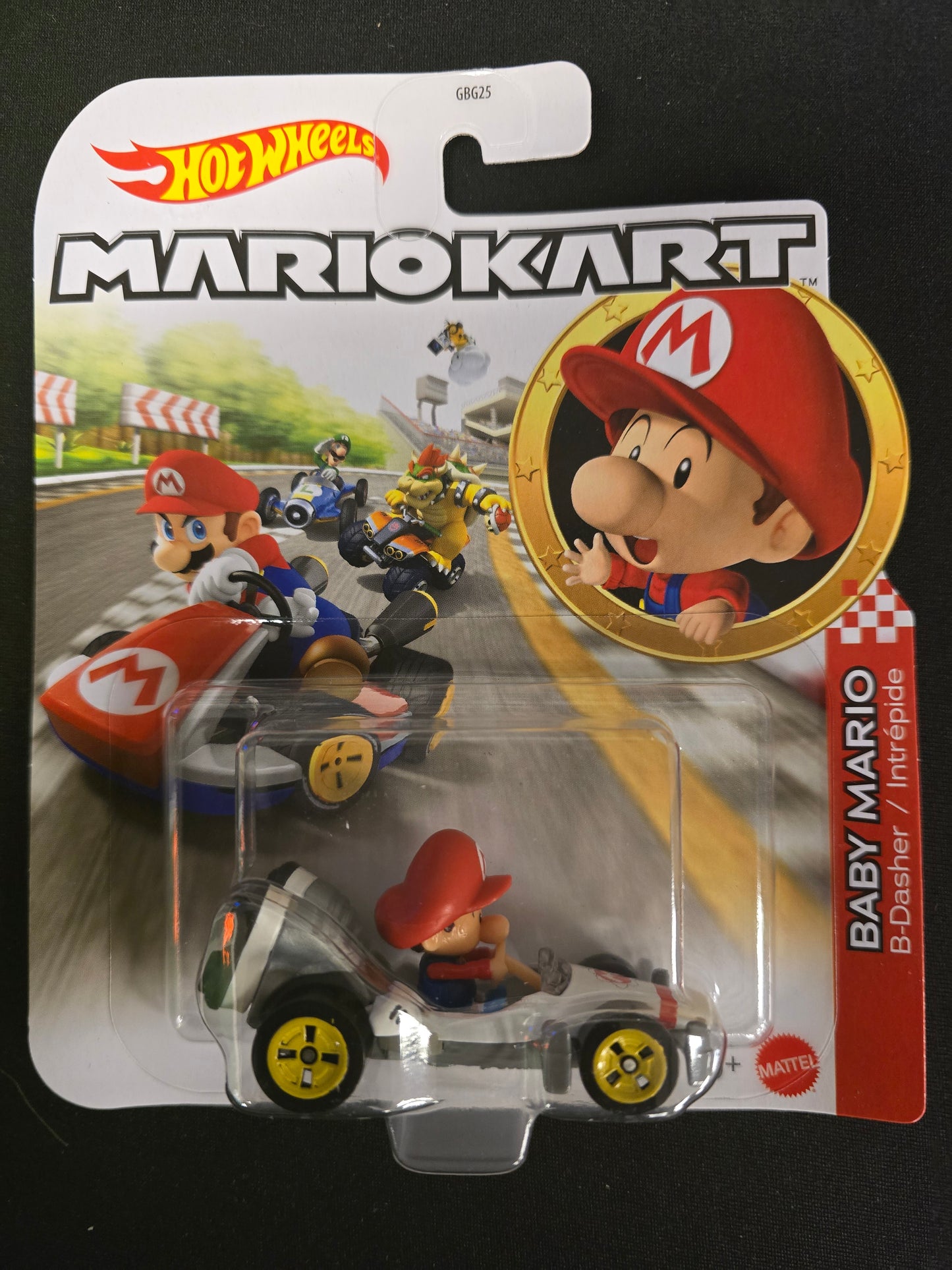 Hotwheels Mario Kart Baby Mario B-Dasher