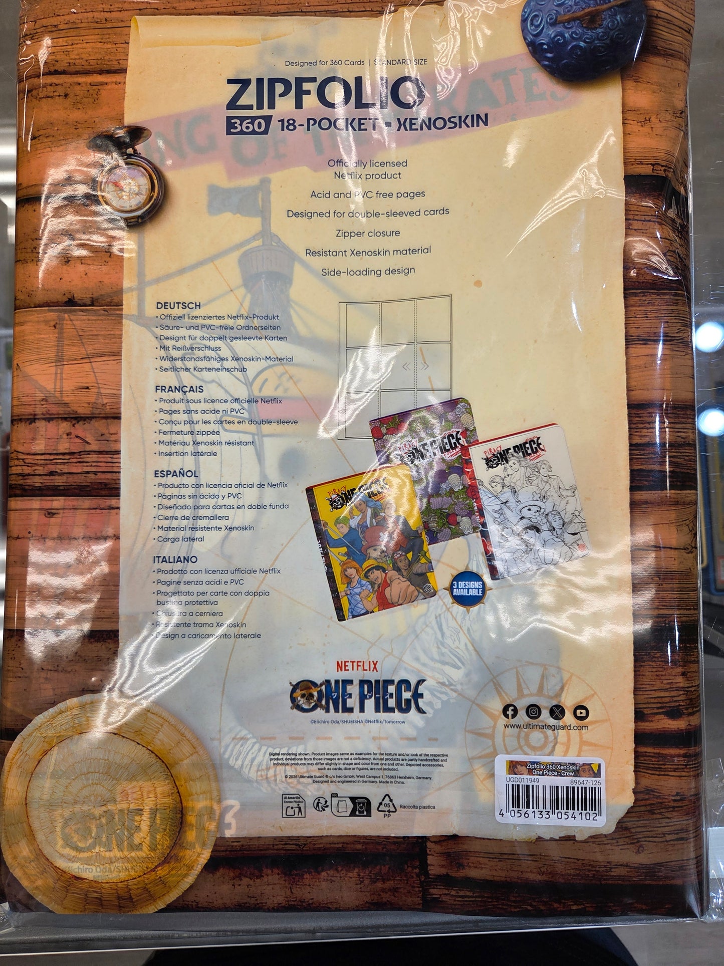 Zipfolio 360 18-Pocket - Xenoskin One Piece Crew