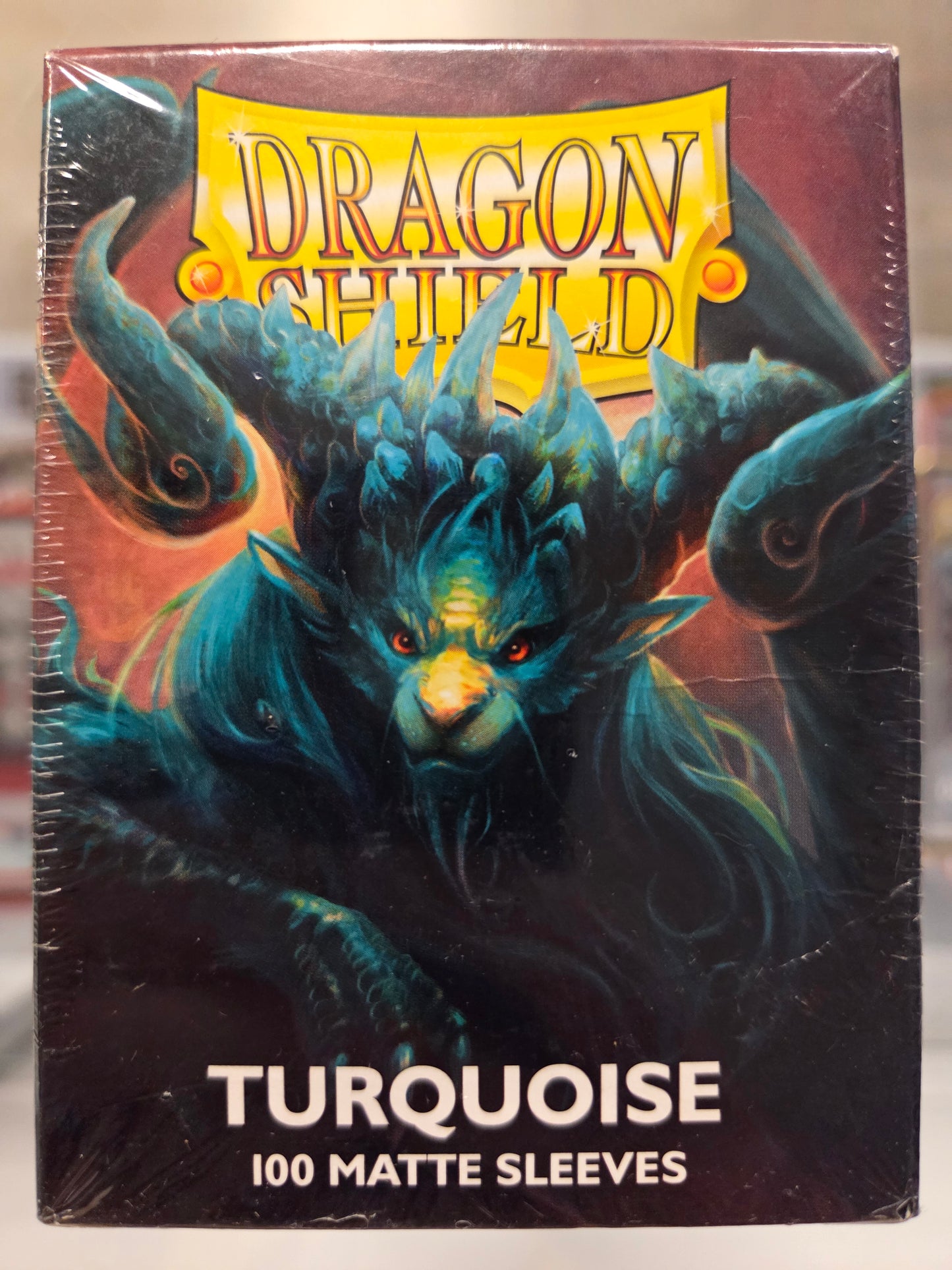 Dragon Shield 100 Card Sleeves. Colkr Turquoise