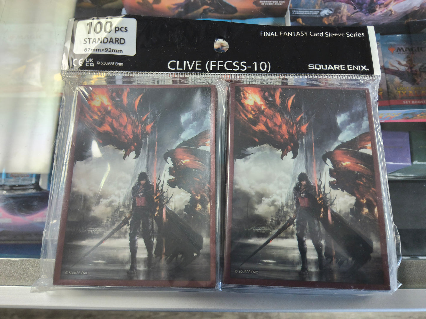 Final Fantasy Card Sleeves 100pcs Clive 10