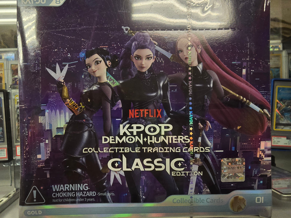 K-Pop Demon Hunters Collectable Trading Cards Booster Box. Classic Ed.
