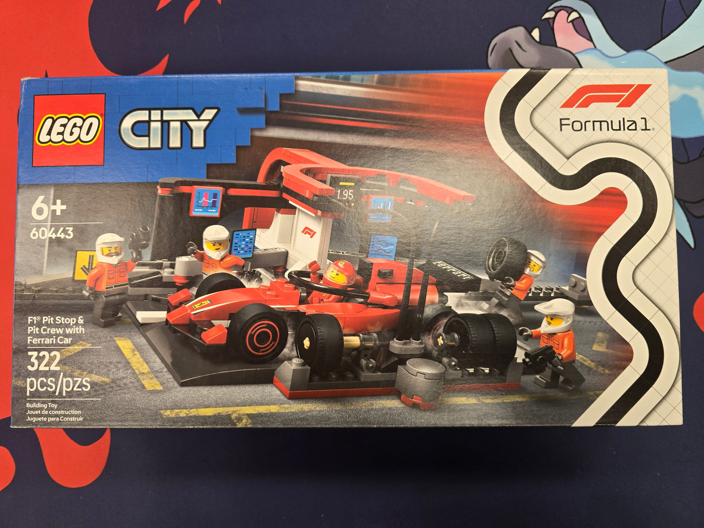 Lego City Formula 1 Pit Top & Pit Crew With Ferrari Car 322pcs