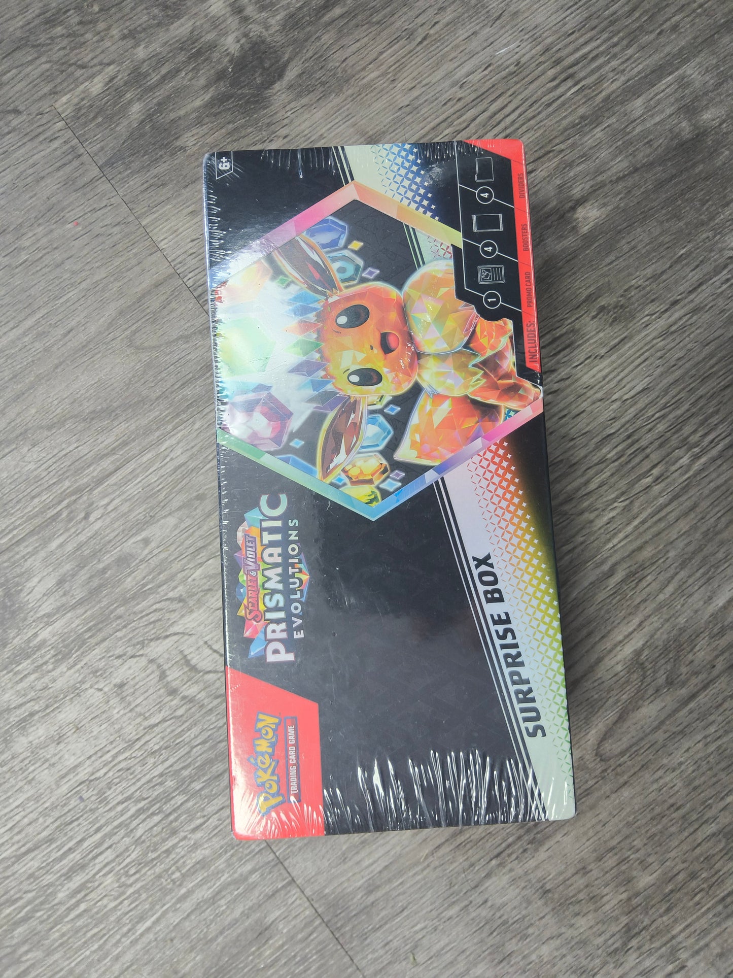 Prismatic Evolutions surprise box