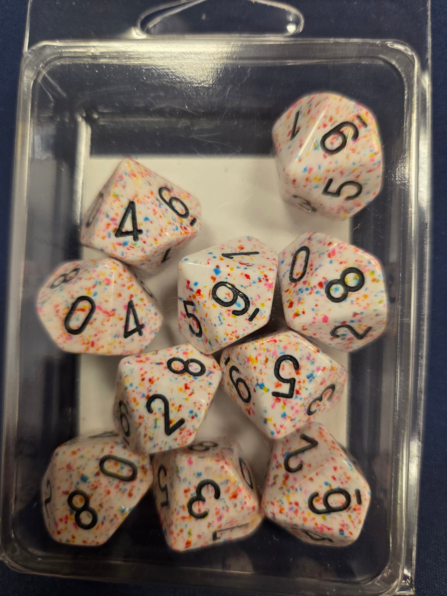 Chessex Speckled Birthday Set of Ten d10 Dice