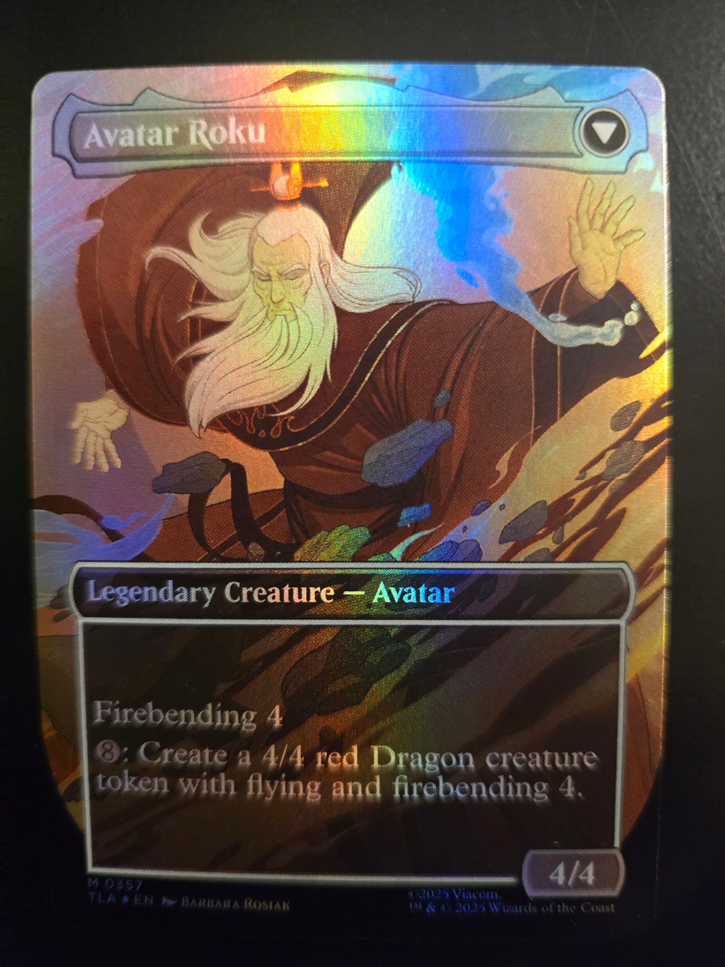 The Legend Of Roku M 0357 Avatar: TLA Borderless Foil NM