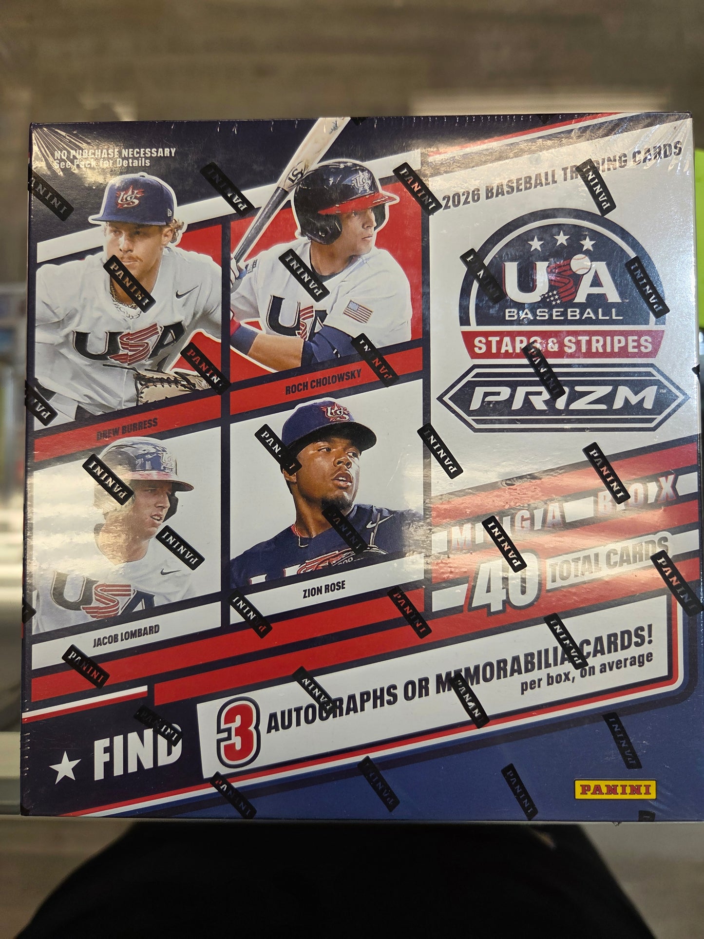 2026 Baseball Stars and Stripes Prizm Mega Box