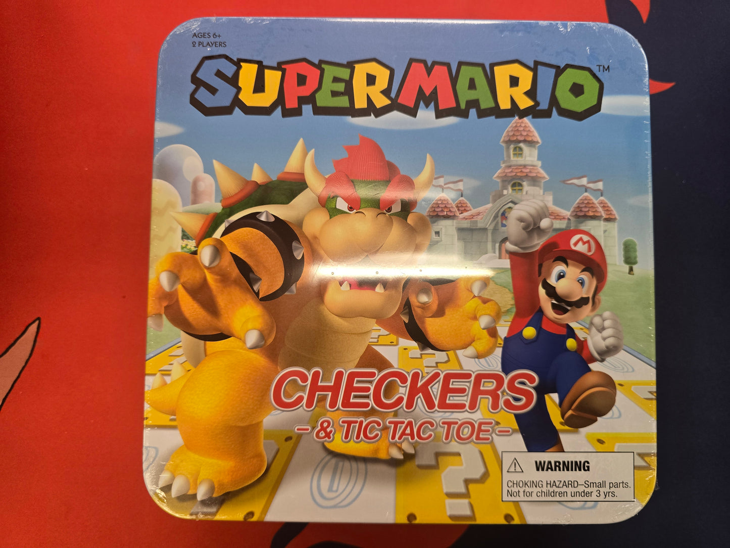 Super Mario Checkers & Tic Tac Toe