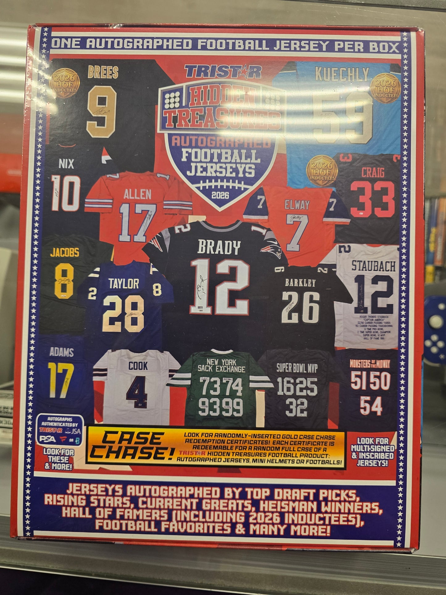 Tristar Hidden Treasures Autographed Football Jerseys 2026