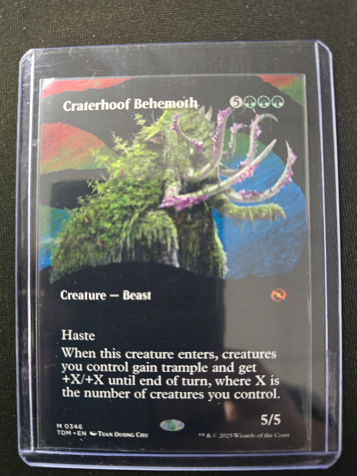 Craterhoof Behemoth M 0346 Tarkir: Behemoth FOIL NM
