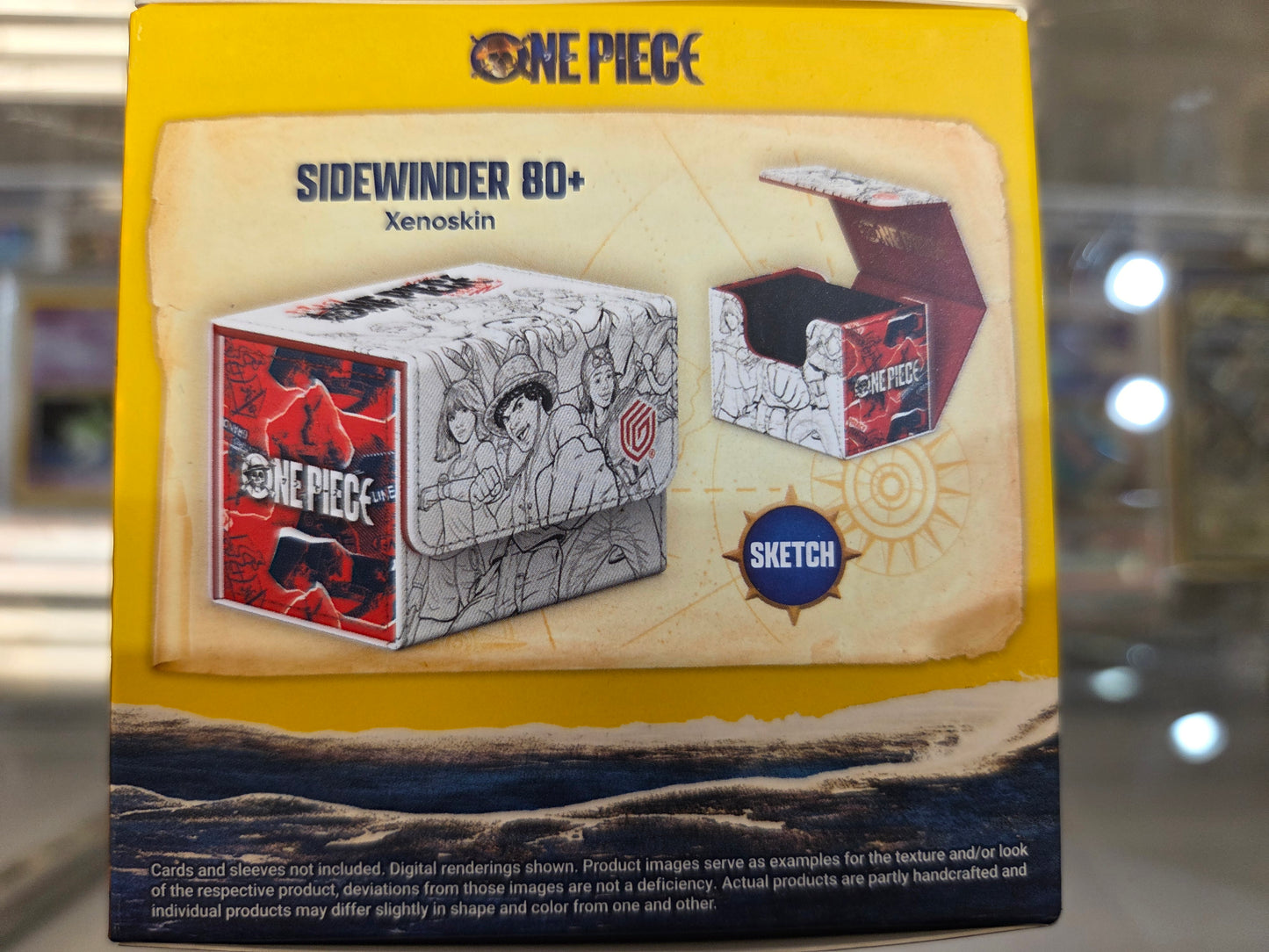 Ultimate Guard Sidewinder 80+ Xenoskin deck box Sketch
