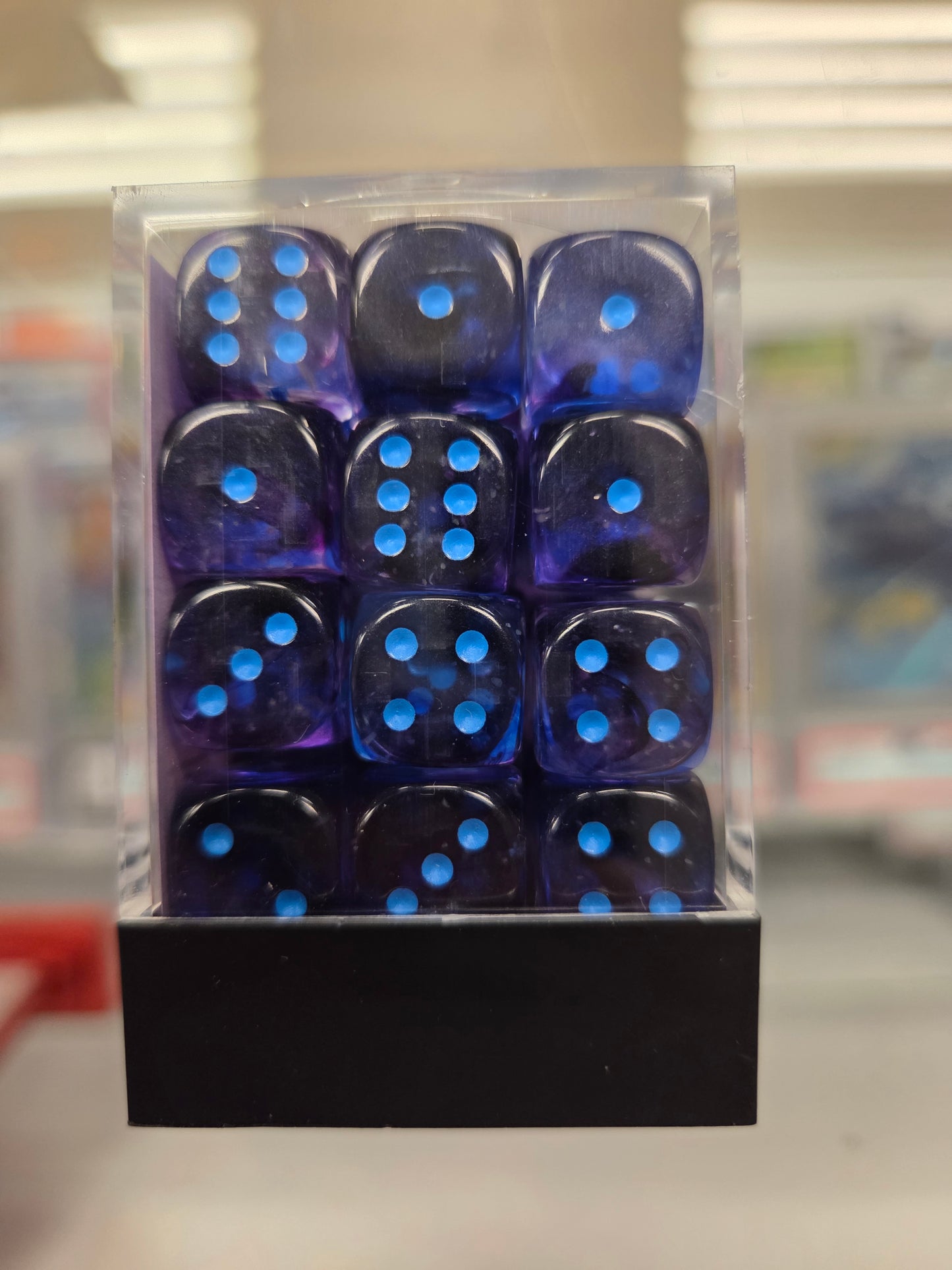 Chessex mini Dice Nocturnal Blue set of 36 12mm D6