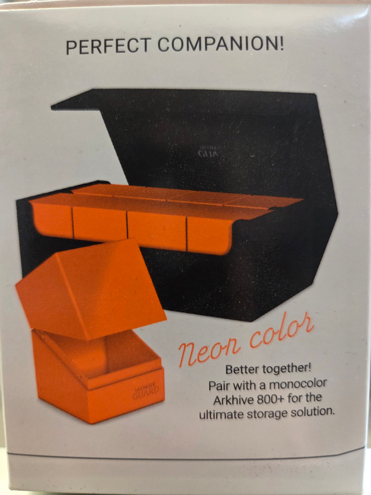 Ultimate Guard Boulder 100+ Solid Deck Box (Neon Orange)