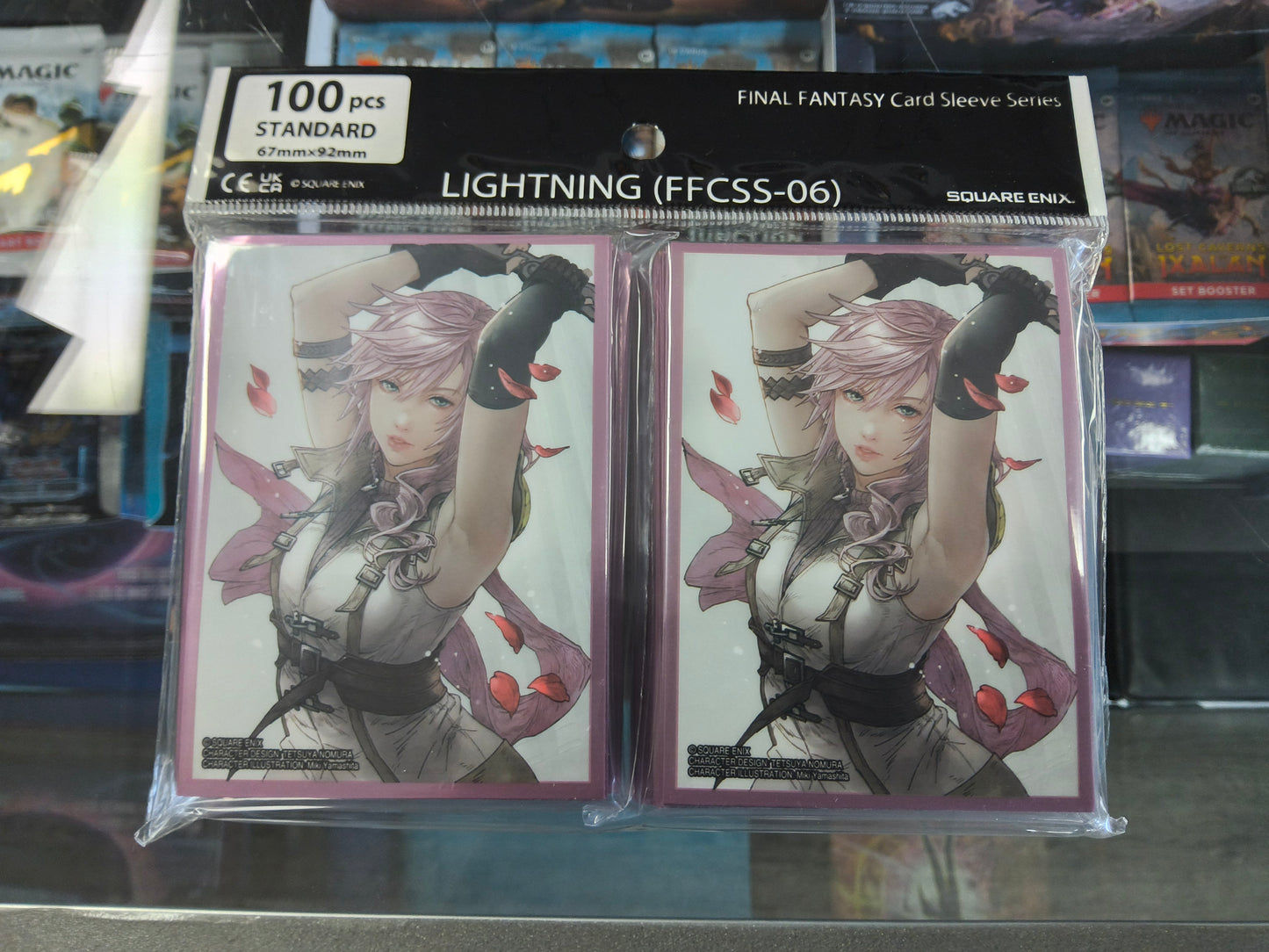 Final Fantasy Card sleeves 100pcs Lightning 06